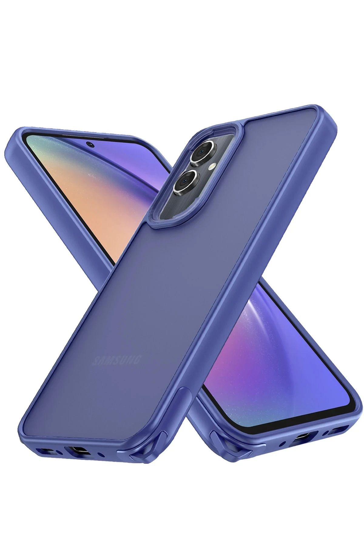 NewFace Samsung Galaxy A05 Kılıf Elegant Kapak - Açık Mavi NRMSA