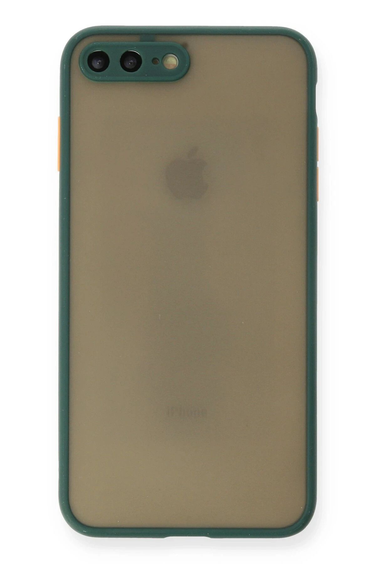 NewFace iPhone 7 Plus Kılıf Montreal Silikon Kapak - Yeşil NRMSA