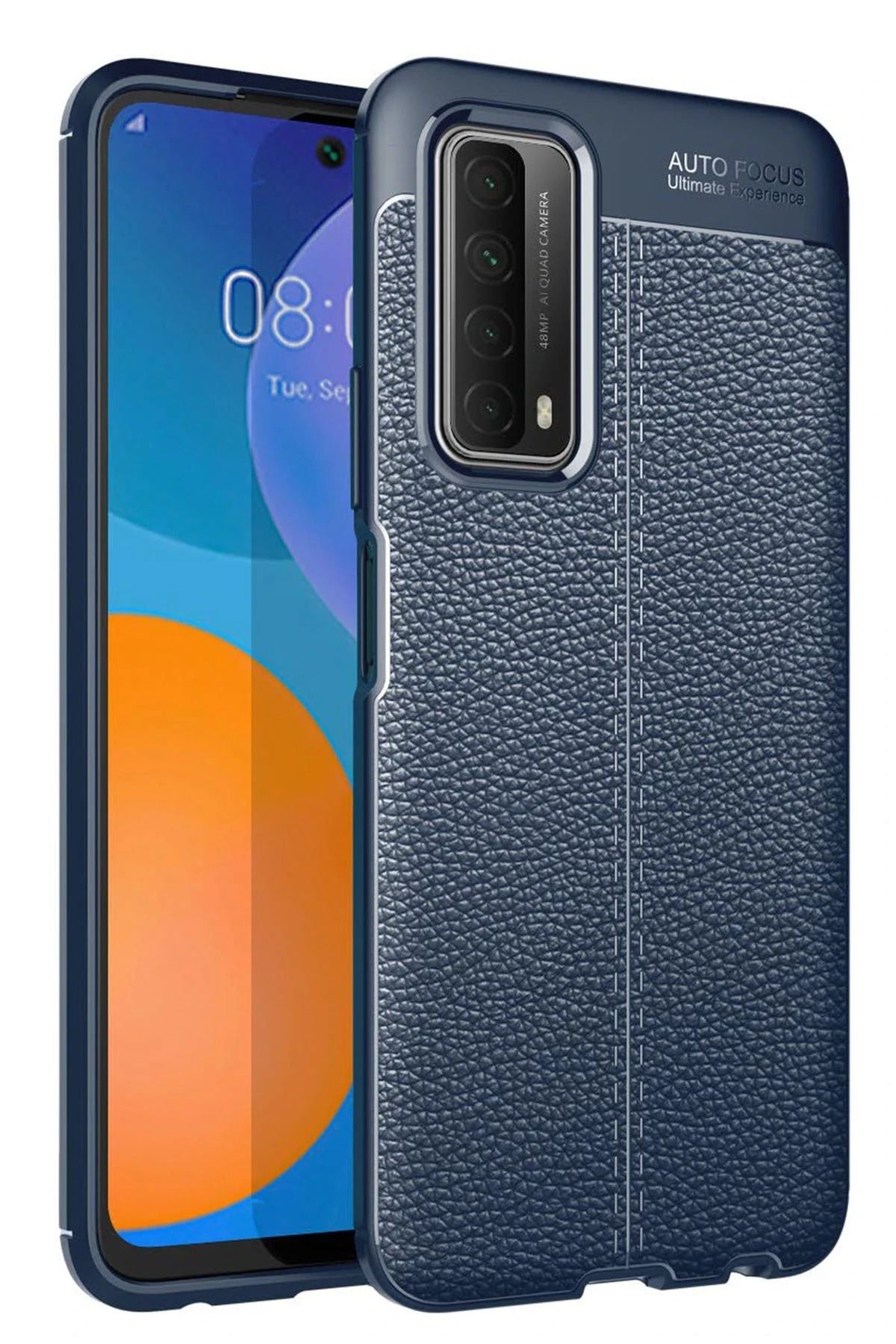 NewFace Huawei P Smart 2021 Kılıf Auto Focus Kapak - Lacivert FERRG