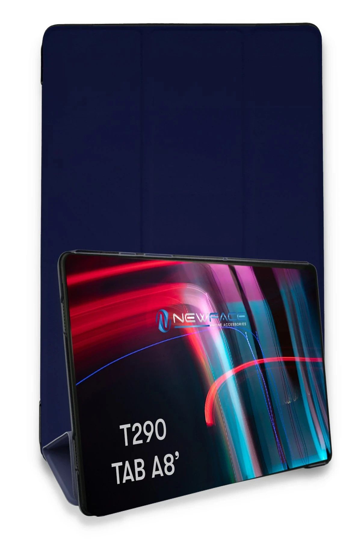 NewFace Samsung Galaxy T290 Tab A 8 Kılıf Tablet Smart Kılıf - Lacivert BSTMY