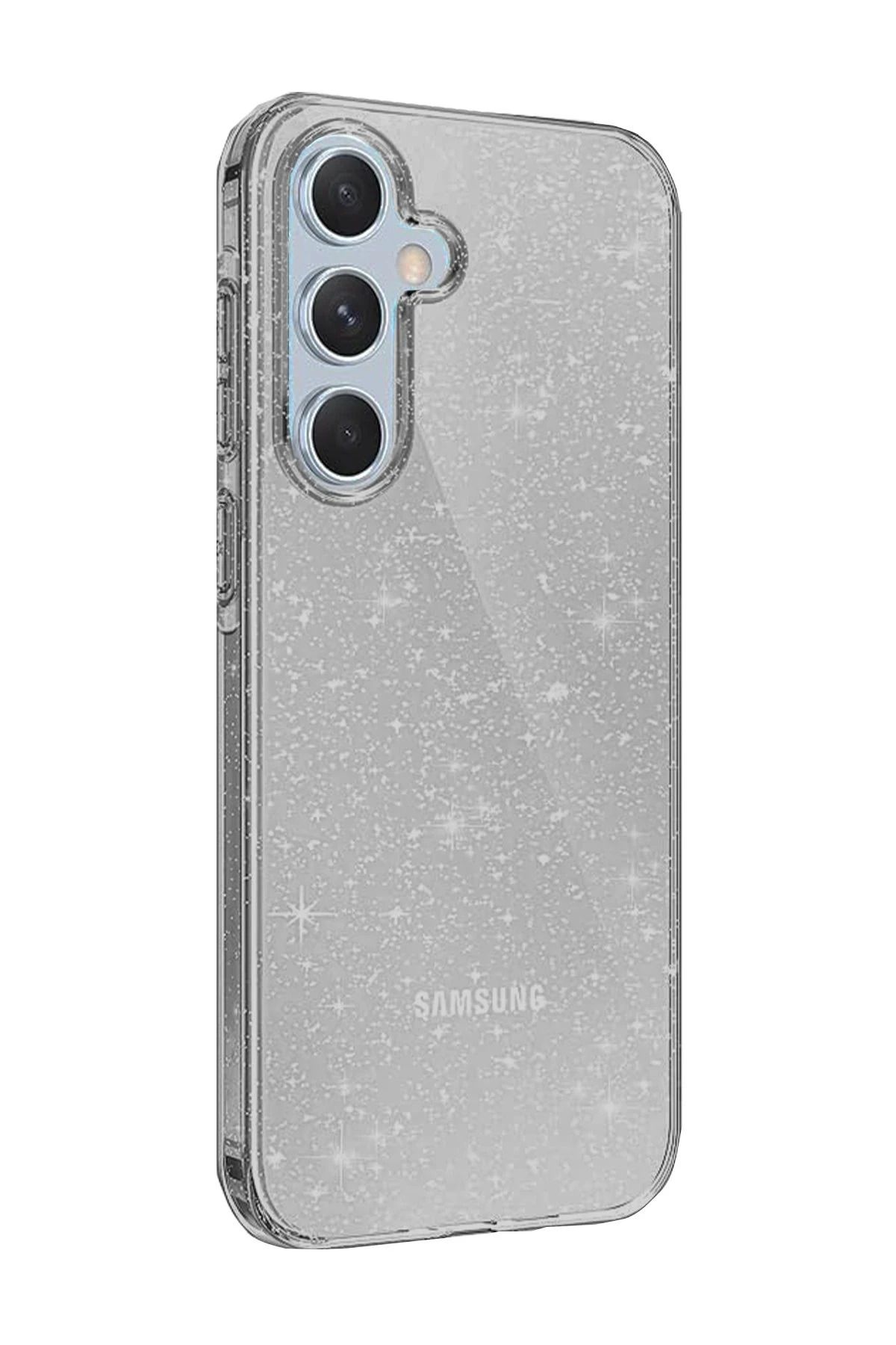 NewFace Samsung Galaxy A15 4G Kılıf Glow Kapak - Siyah INSLM