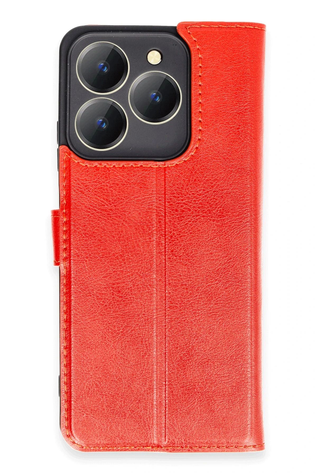 NewFace Realme C63 Kılıf Trend S Plus Kapaklı Kılıf - Kırmızı LZWDR