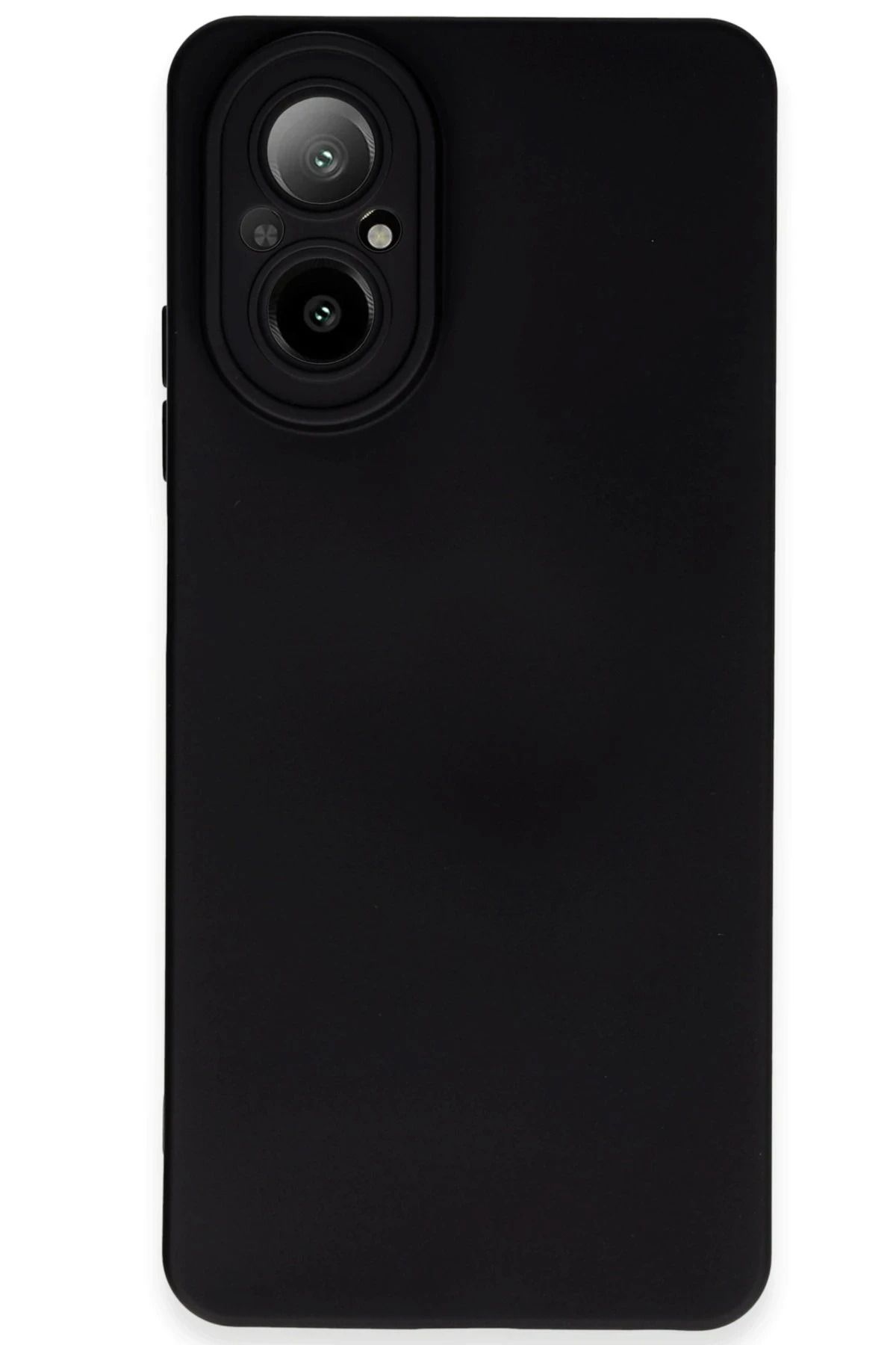 NewFace Realme 12 Lite Uyumlu Kılıf içi Kadife Silikon - Siyah YNSMR