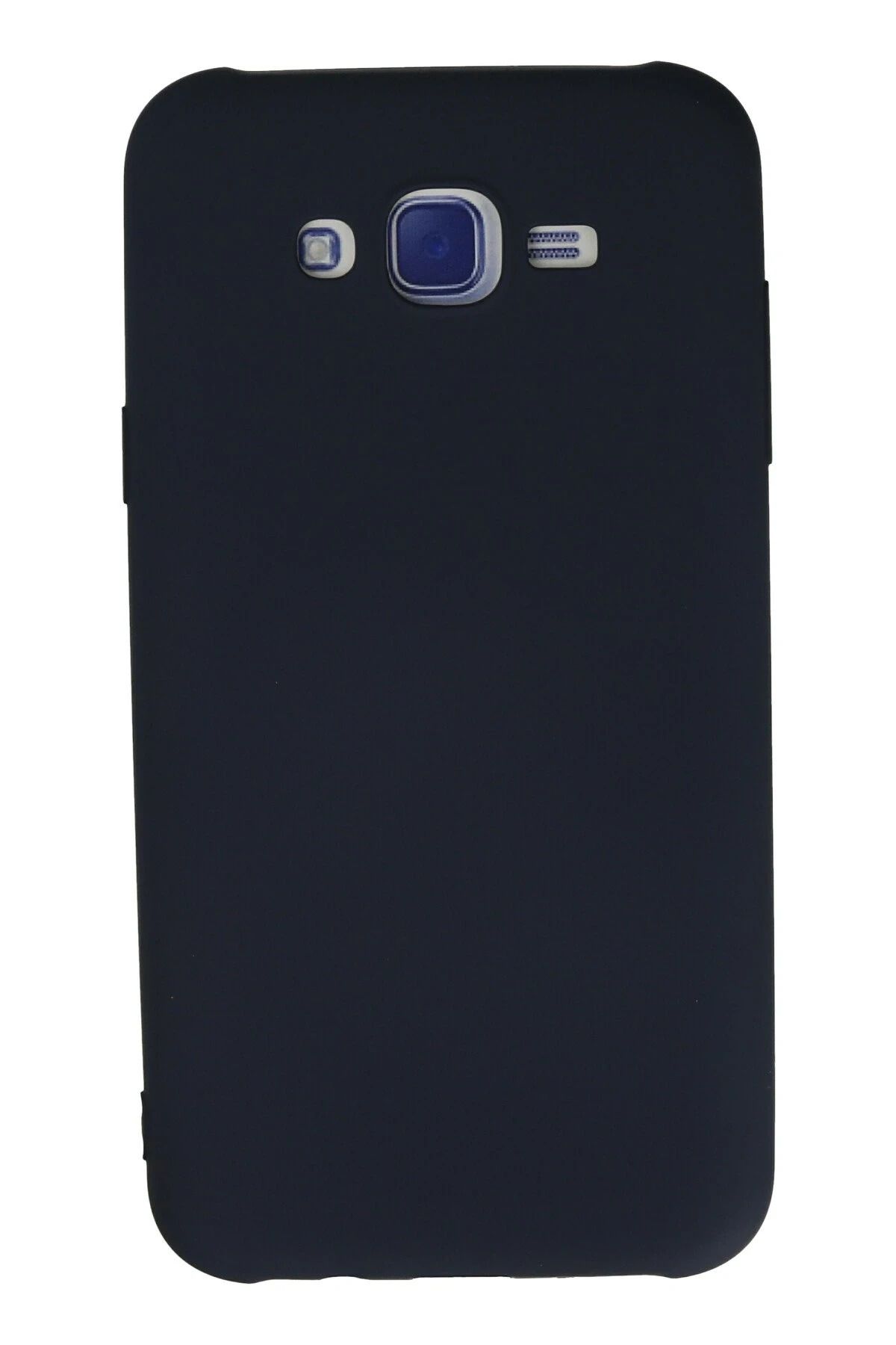 NewFace Galaxy J7 Uyumlu Kılıf Nano içi Kadife Silikon - Lacivert FERRG