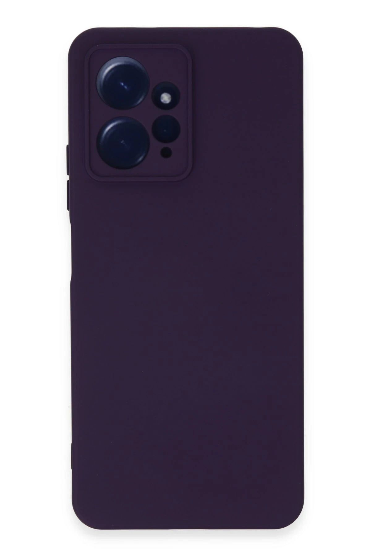 NewFace Xiaomi Redmi Note 12 4G Uyumlu Kılıf Nano içi Kadife Silikon - Mor HNZRN