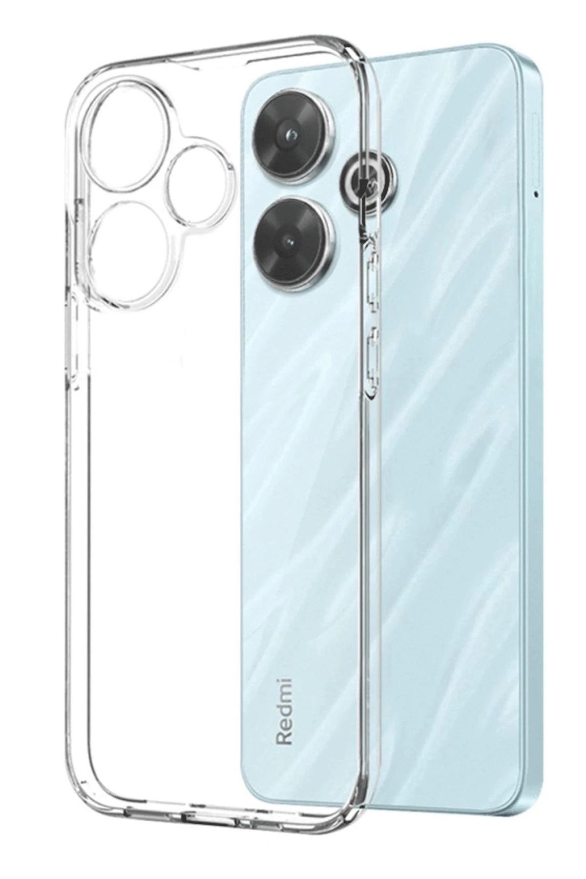 NewFace Xiaomi Redmi 13 4G Kılıf Lüx Şeffaf Silikon HNZRN
