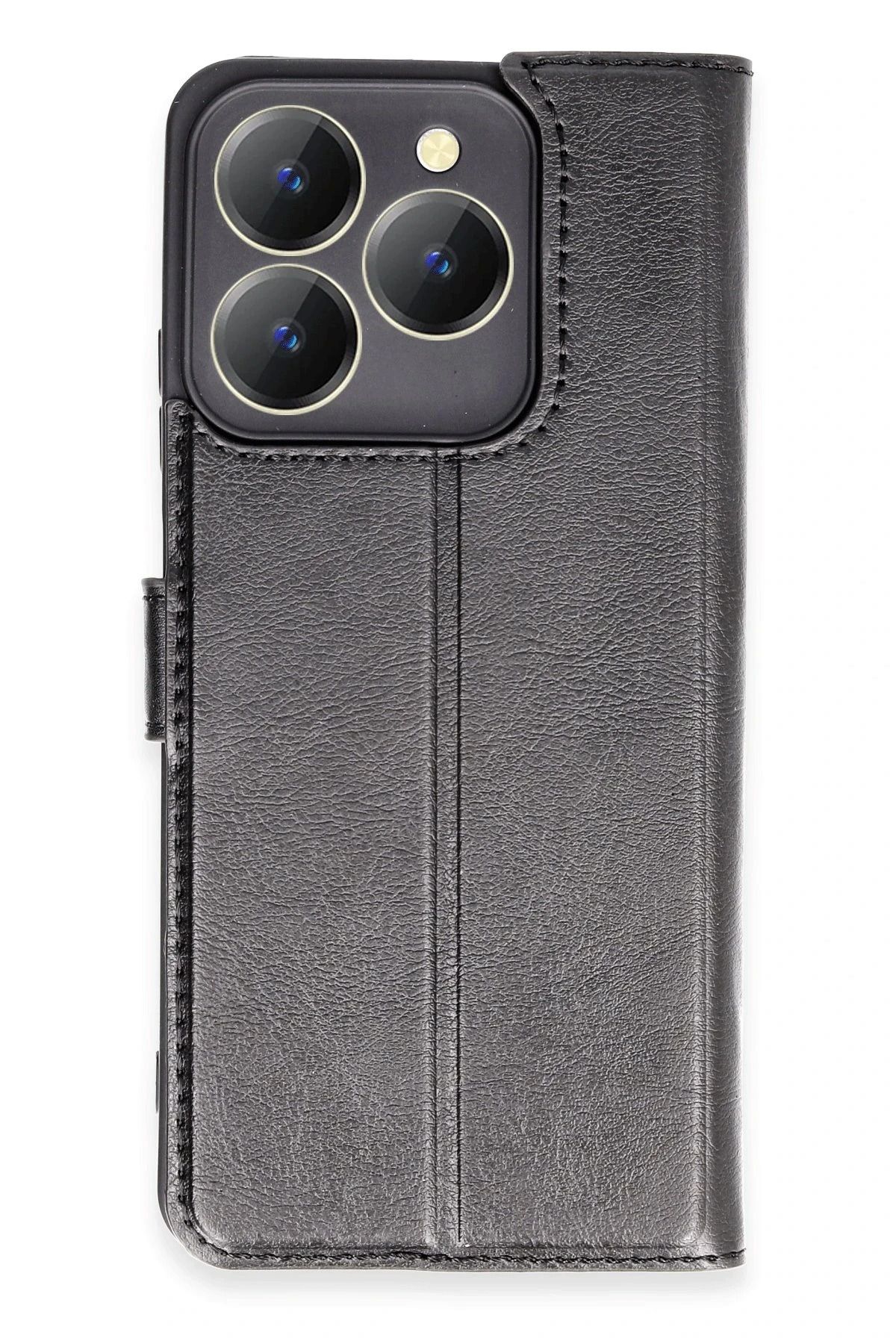NewFace Realme C63 Kılıf Trend S Plus Kapaklı Kılıf - Siyah JOJUA