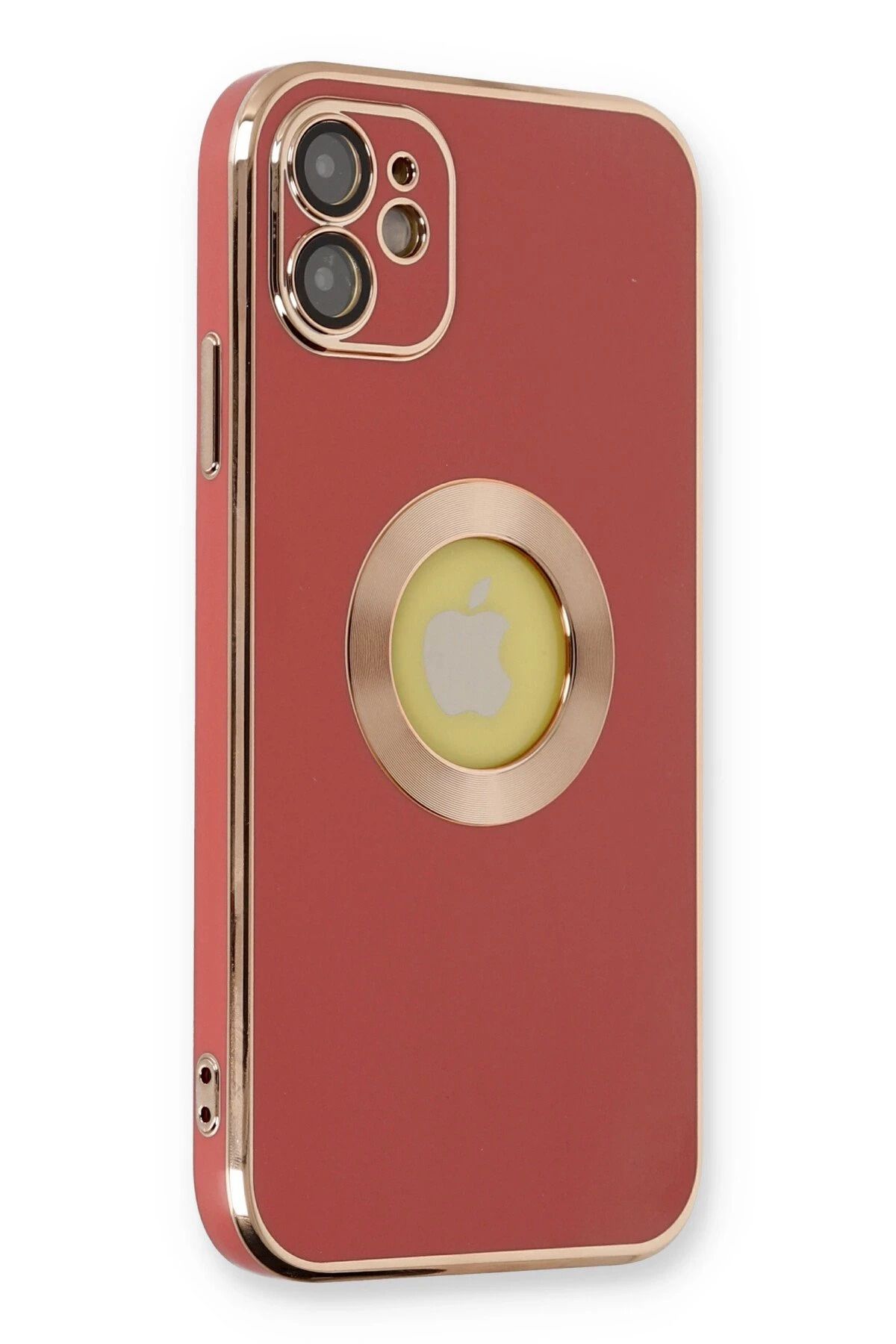 NewFace iPhone 12 Kılıf Store Silikon - Kırmızı JOJUA