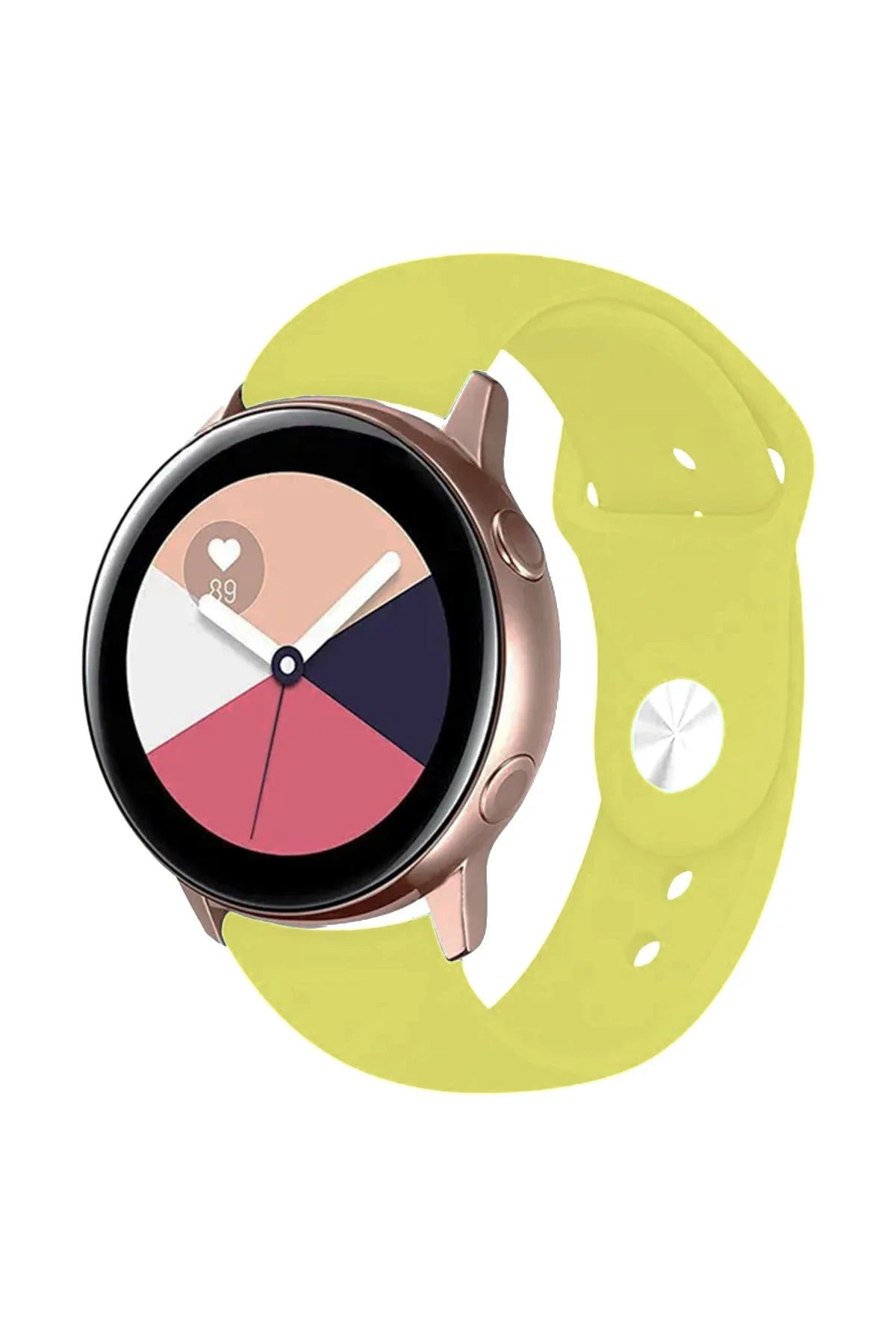 NewFace Watch 22mm Klasik Kordon - Sarı HNZRN