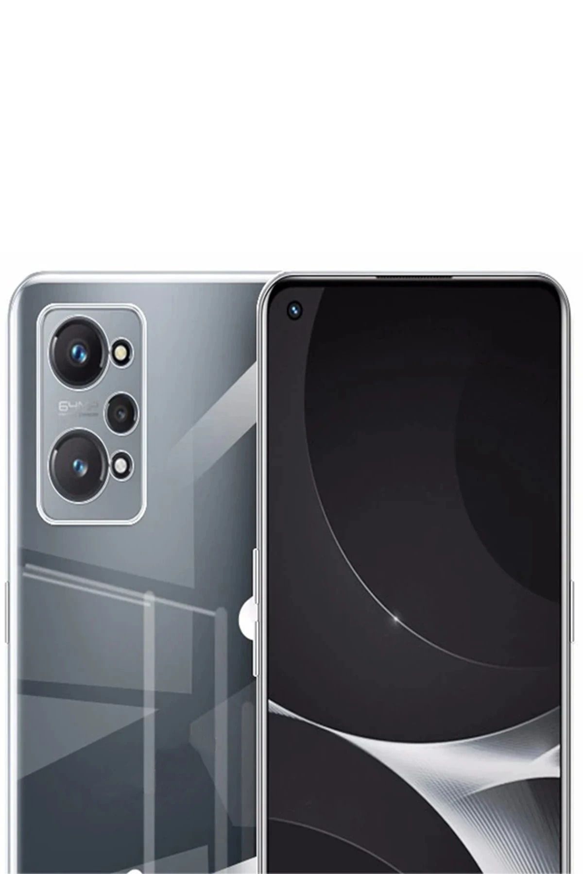 NewFace Realme GT2 Pro 5G Kılıf Lüx Şeffaf Silikon JOJUA