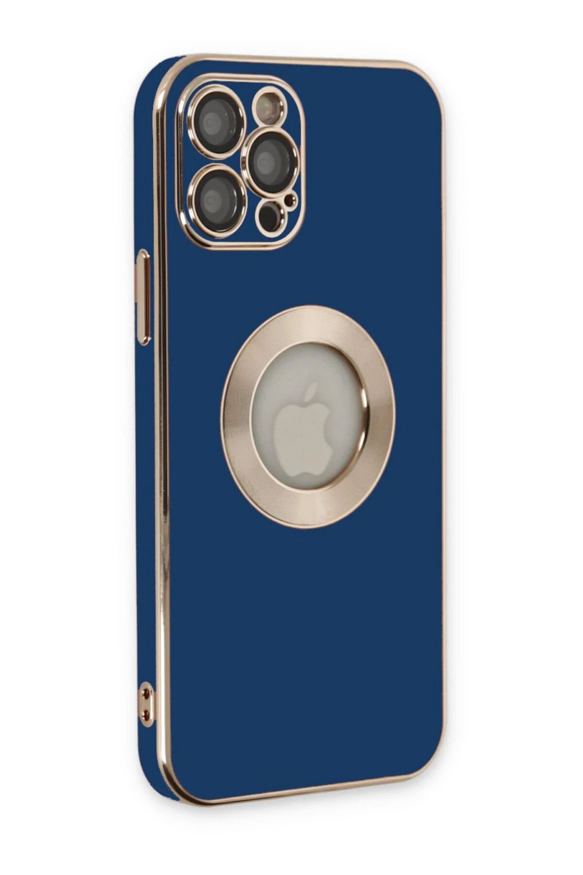 NewFace iPhone 12 Pro Kılıf Store Silikon - Mavi JOJUA