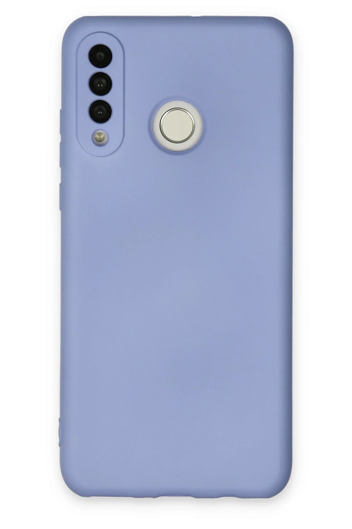 NewFace Huawei P30 Lite Kılıf Nano içi Kadife Silikon - Lila JOJUA