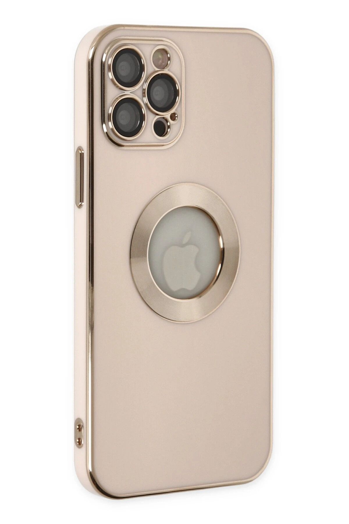NewFace iPhone 12 Pro Kılıf Store Silikon - Pembe JOJUA