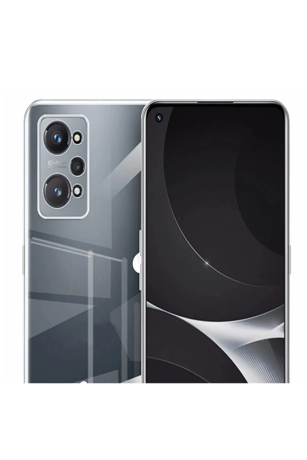 NewFace Realme GT2 5G Kılıf Lüx Şeffaf Silikon INSLM