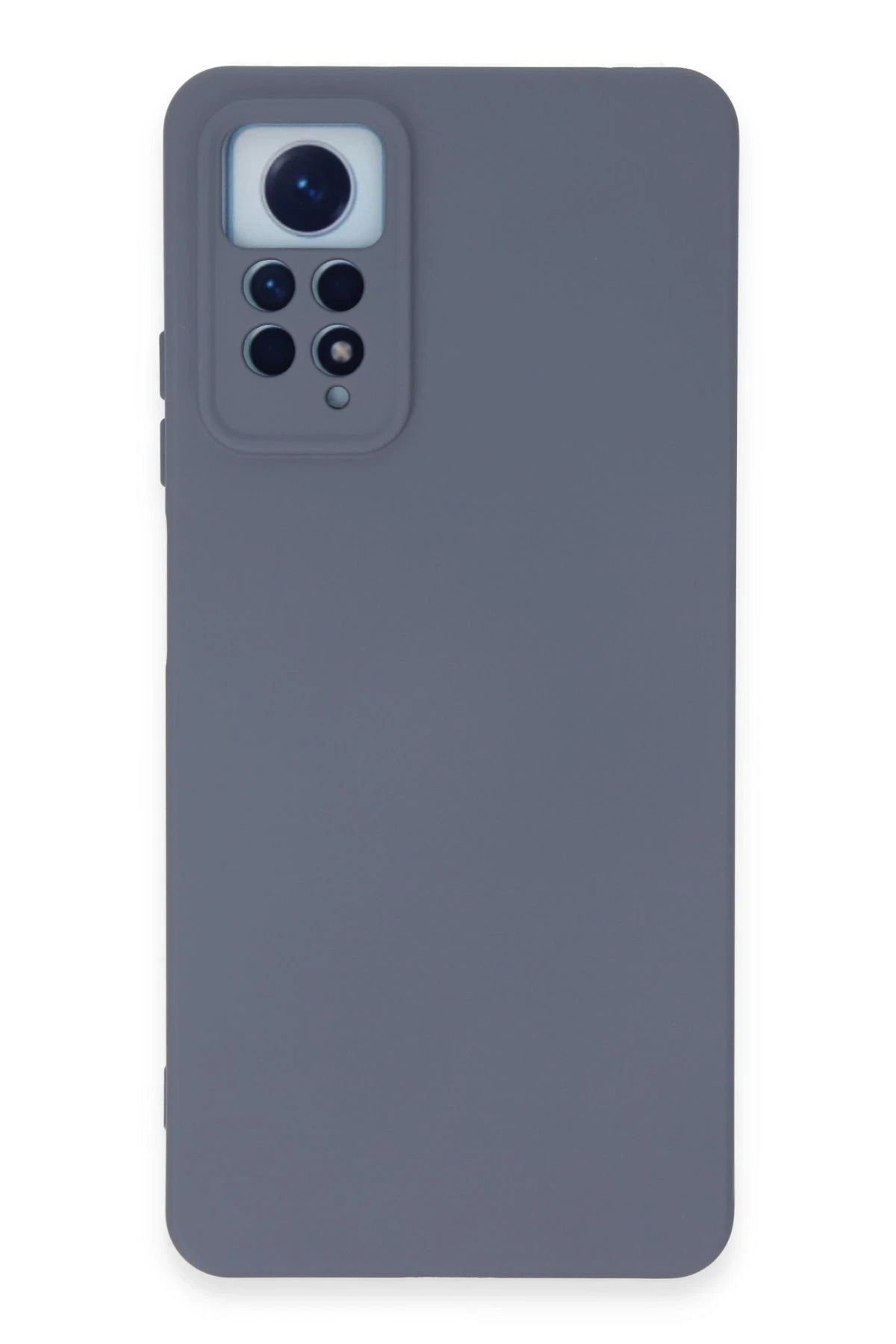 NewFace Xiaomi Redmi Note 12 Pro 4G Uyumlu Kılıf Nano içi Kadife Silikon - Gri