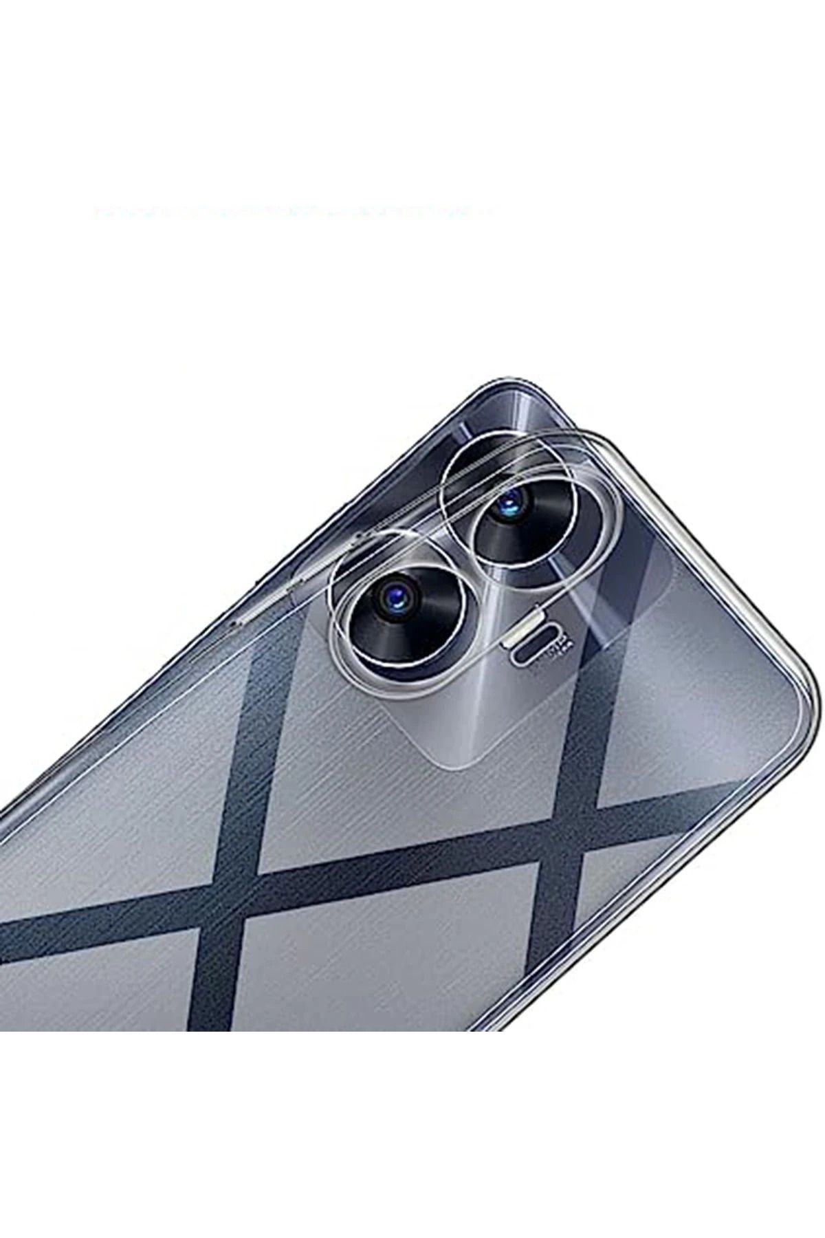 NewFace Realme C55 Kılıf Lüx Şeffaf Silikon NRMSA