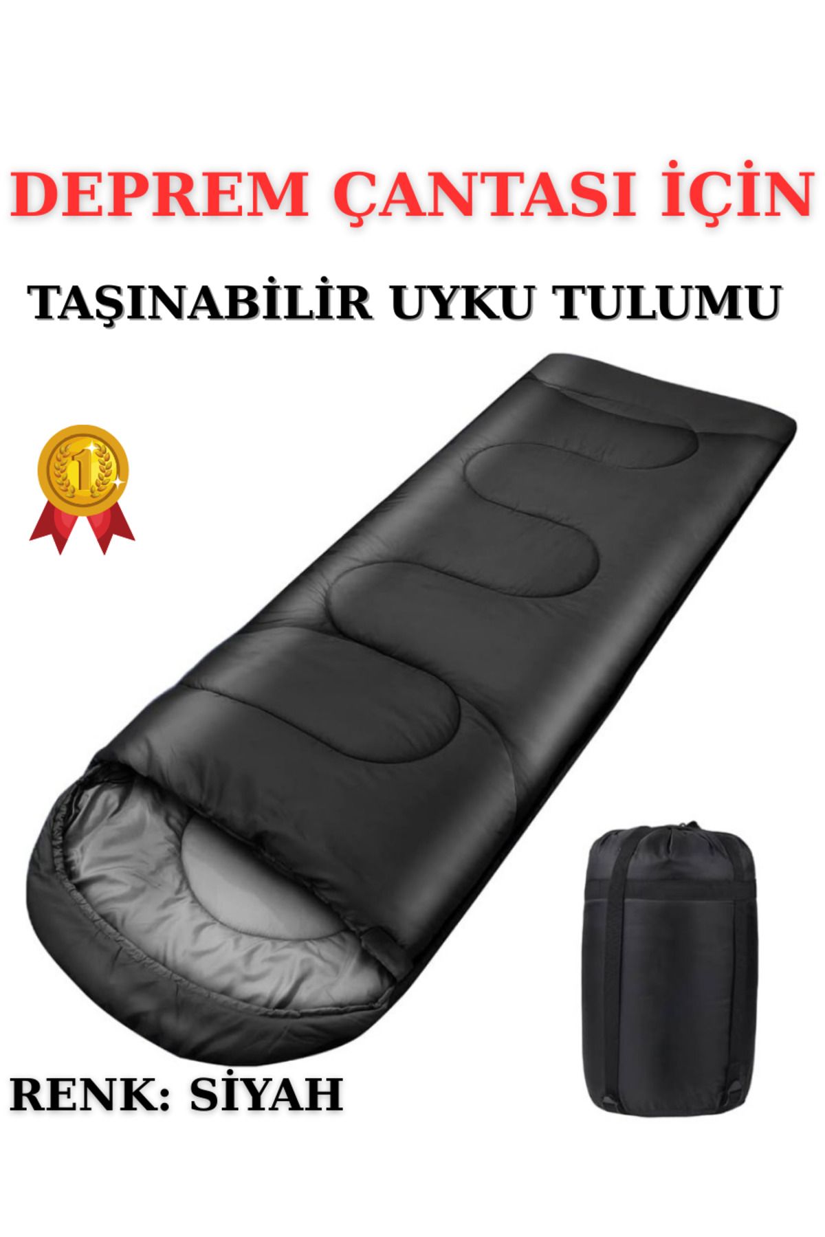SEPETİNDEKİLER Uyku Tulumu Deprem Kamp Çadır Için (190X75) Cm - Su Geçirmez Pamuklu 4 Mevsim Taşınabilir Tulum