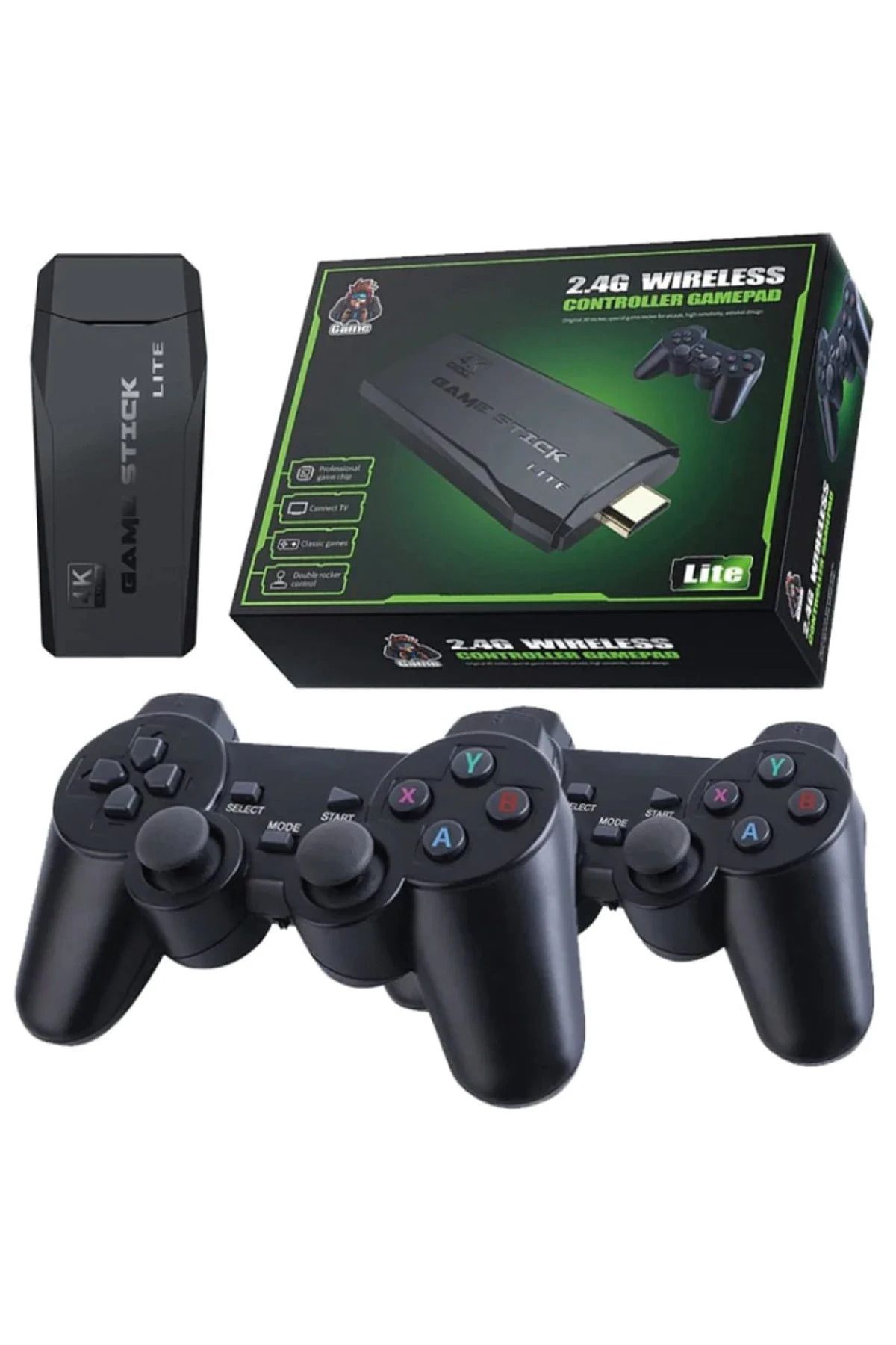 NewFace M8 64GB Dual Pad 4K Game Stick - Siyah DPMAH