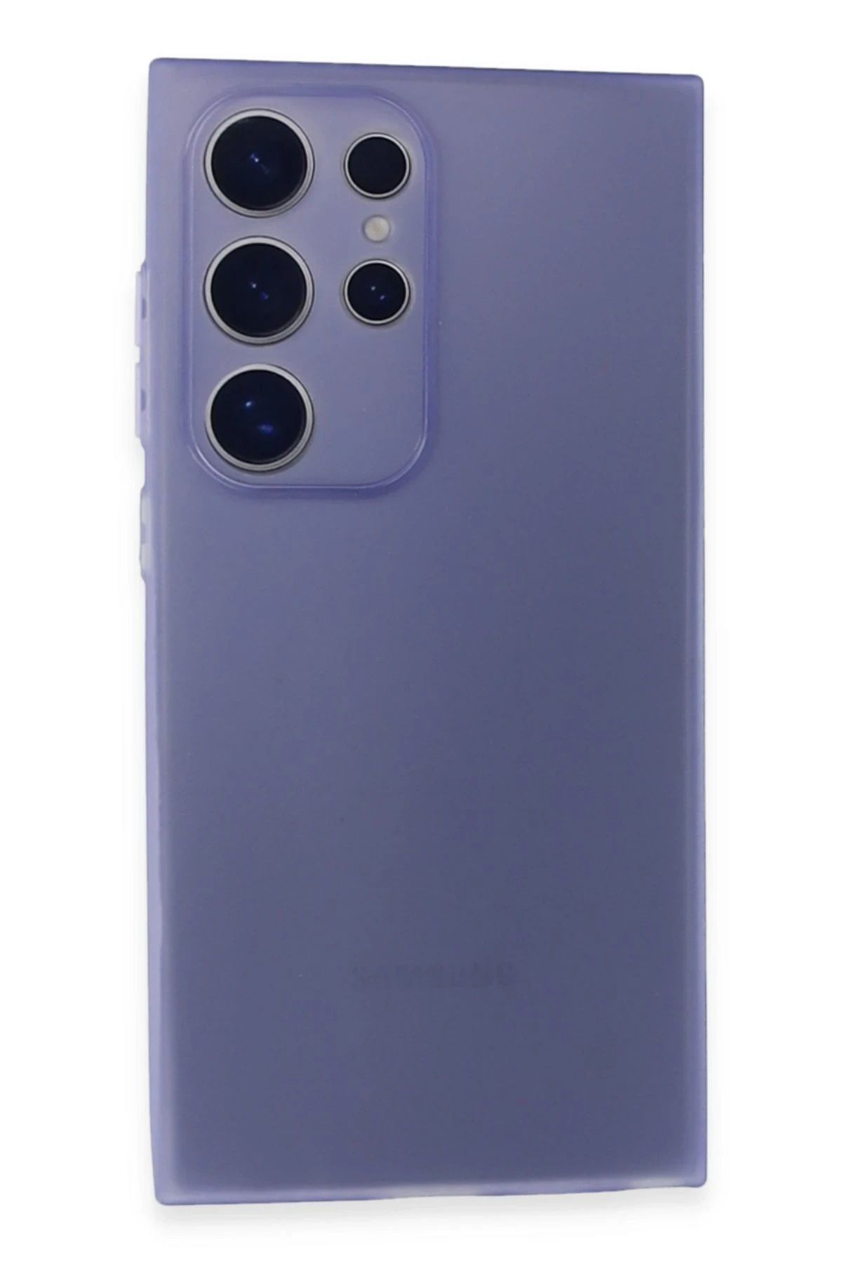 NewFace Samsung Galaxy S24 Ultra Kılıf Silikon - Mor FLKRY
