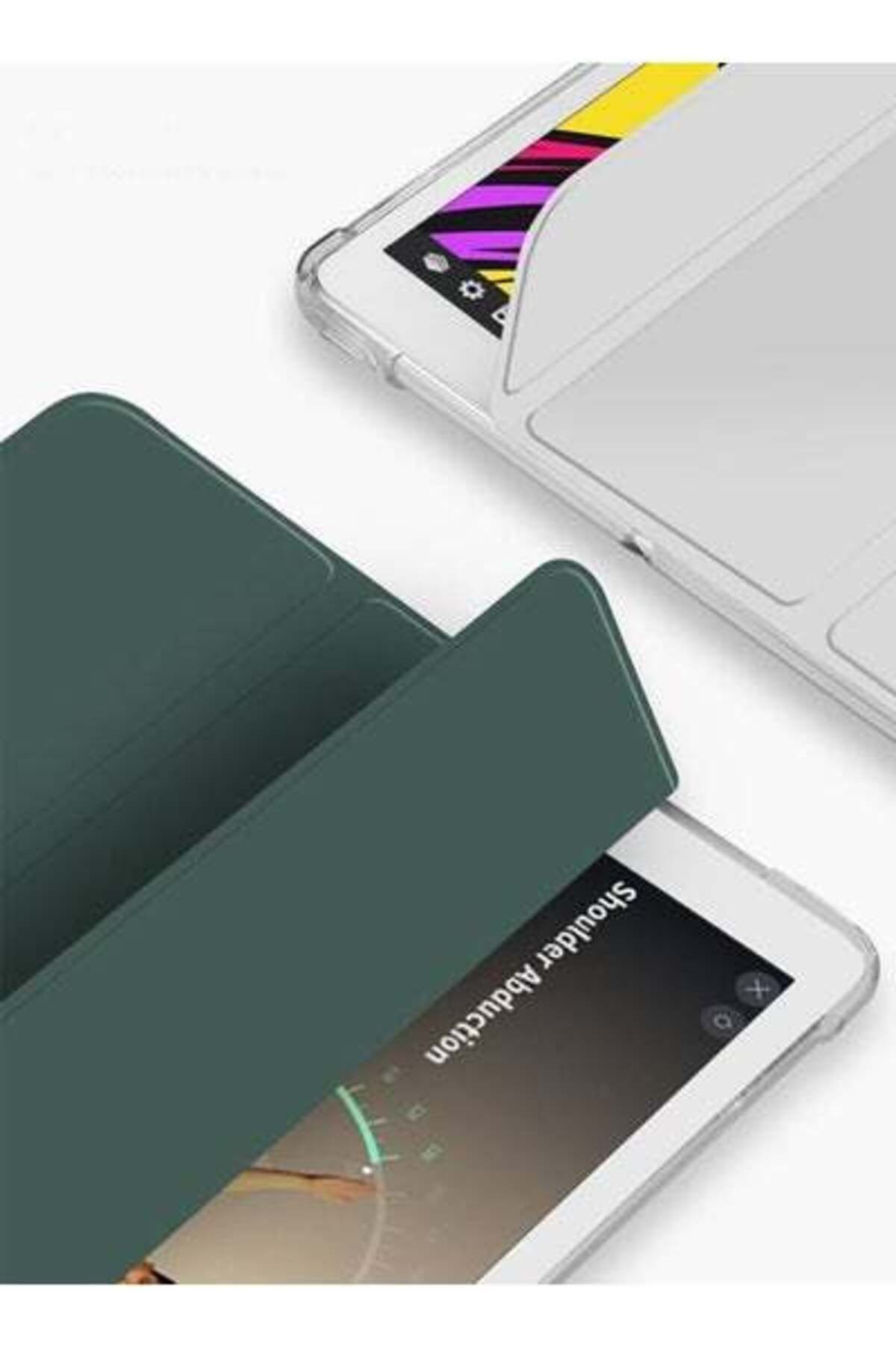 HALAMODO-Slim Stand Hard Back Shell Protective Cover Case For iPad 10.2 Inch 2021 Black 2