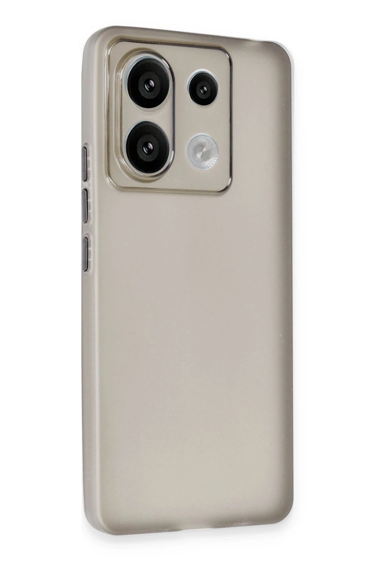 NewFace Xiaomi Redmi Note 13 Pro 5G Kılıf Silikon - Gri FLKRY