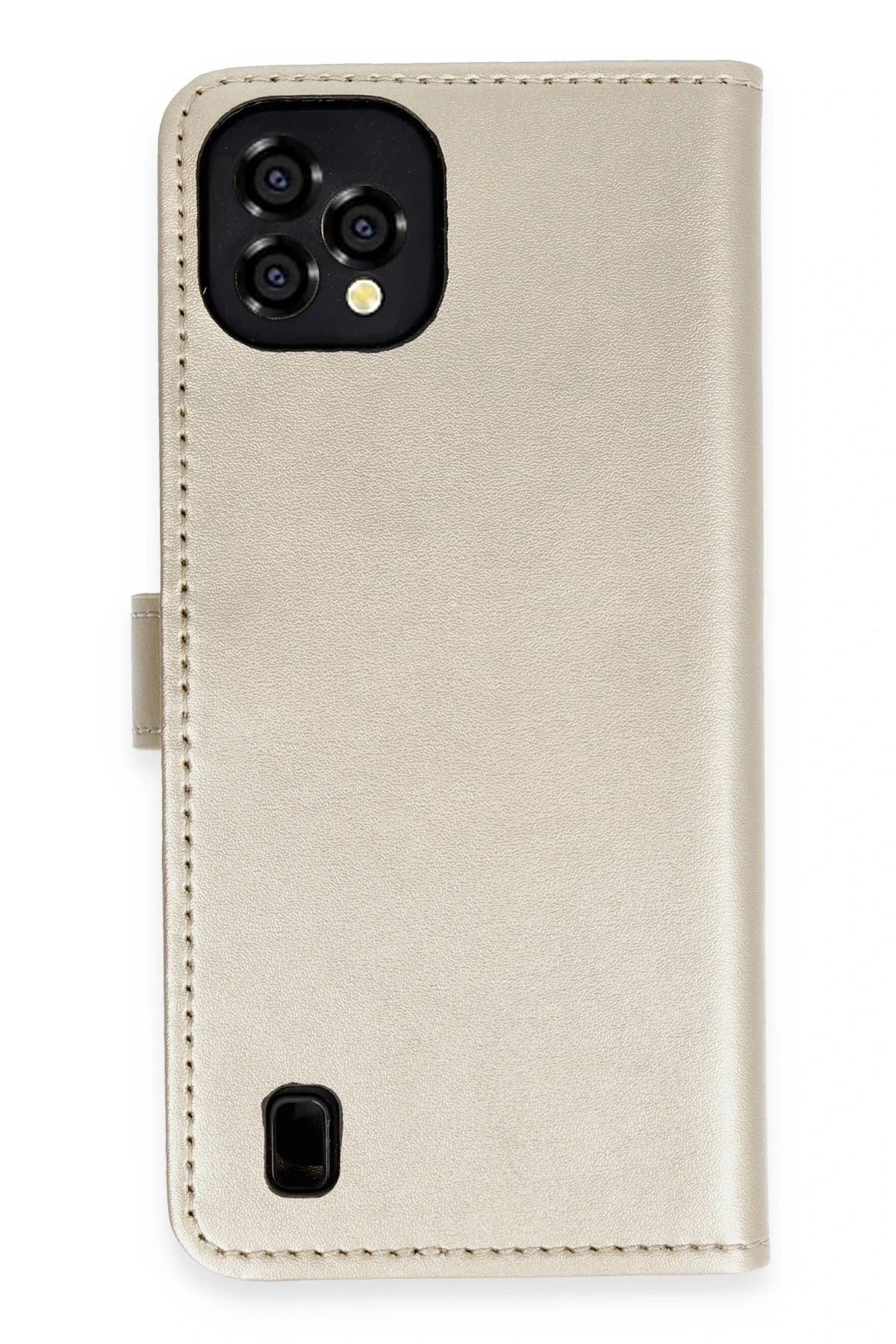 NewFace Reeder P13 Blue Plus 2022 Kılıf Trend S Plus Kapaklı Kılıf - Gold JOJUA