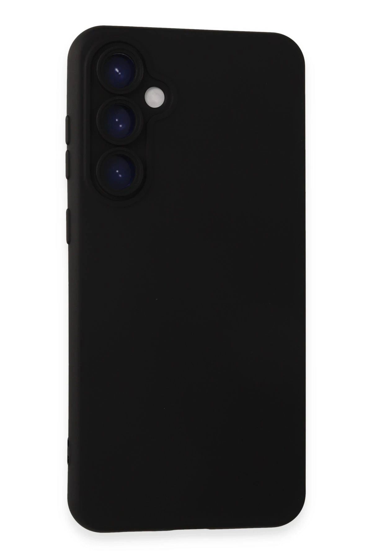 NewFace Galaxy S24 Kılıf Uyumlu Nano içi Kadife Silikon - Siyah YNSMR