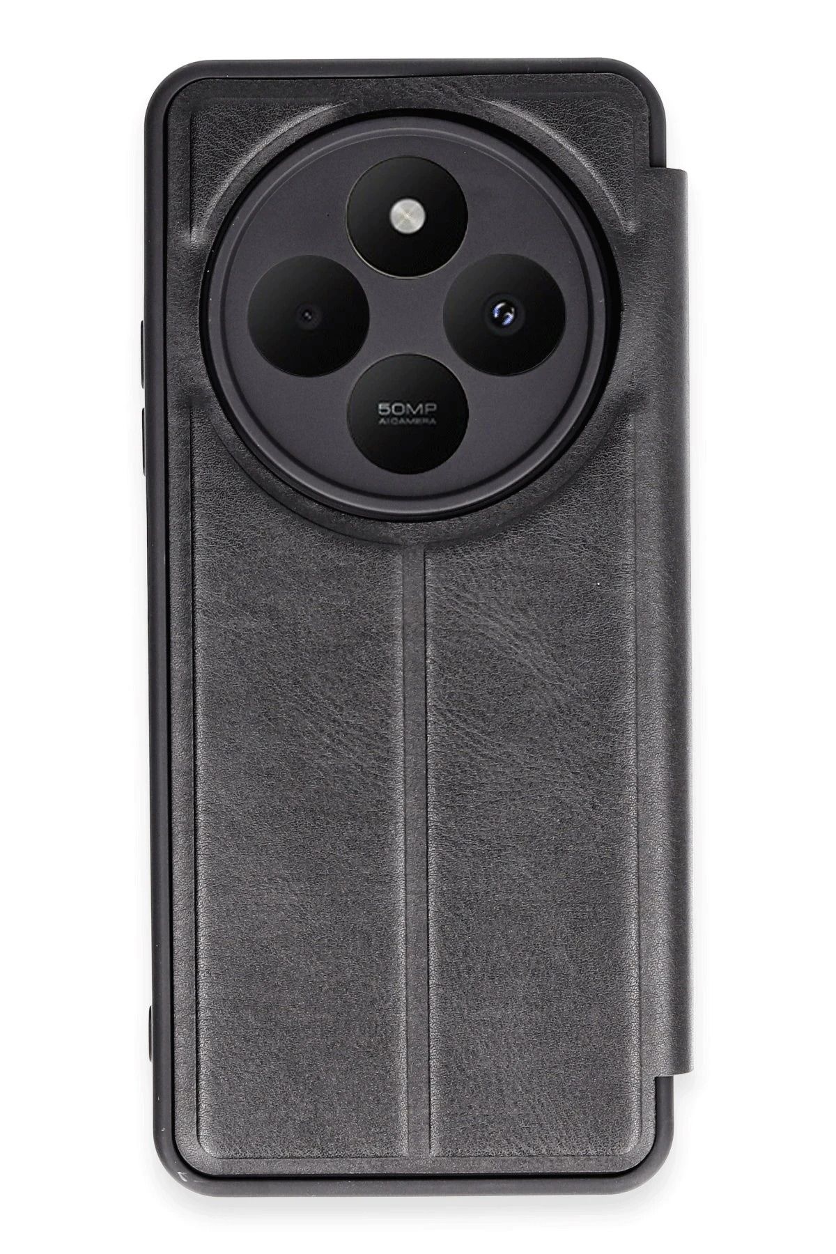 NewFace Xiaomi Redmi 14C Kılıf Flip Cover - Siyah BSTMY