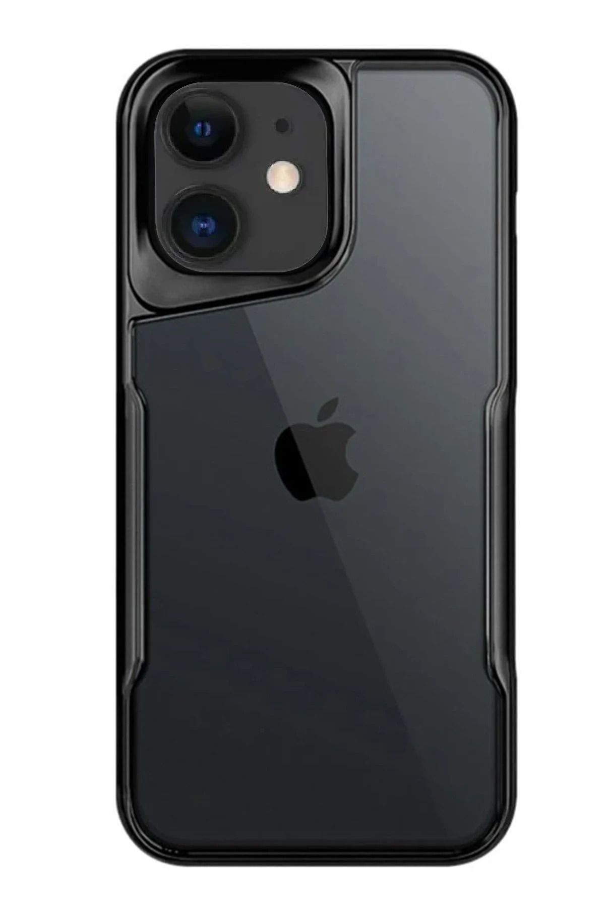 NewFace iPhone 11 Kılıf Boyi Silikon Kapak - Siyah YNSMR