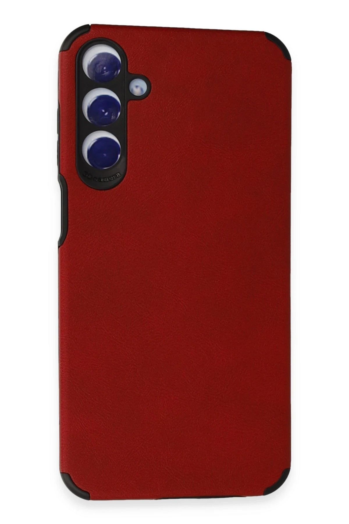 NewFace Samsung Galaxy A25 5G Kılıf Loop Deri Silikon - Kırmızı JOJUA