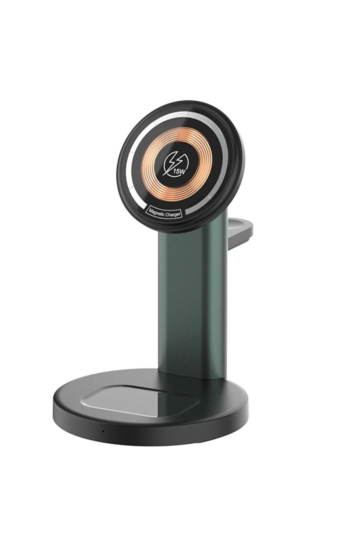 NewFace S36-A 3in1 Kablosuz Şarj Masaüstü Set - Siyah YNSMR