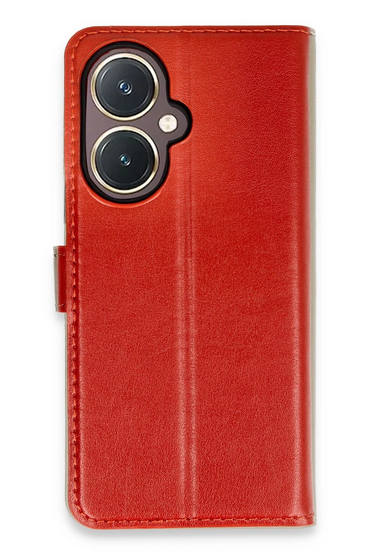 NewFace Vivo Y27 Kılıf Trend S Plus Kapaklı Kılıf - Kırmızı HNZRN
