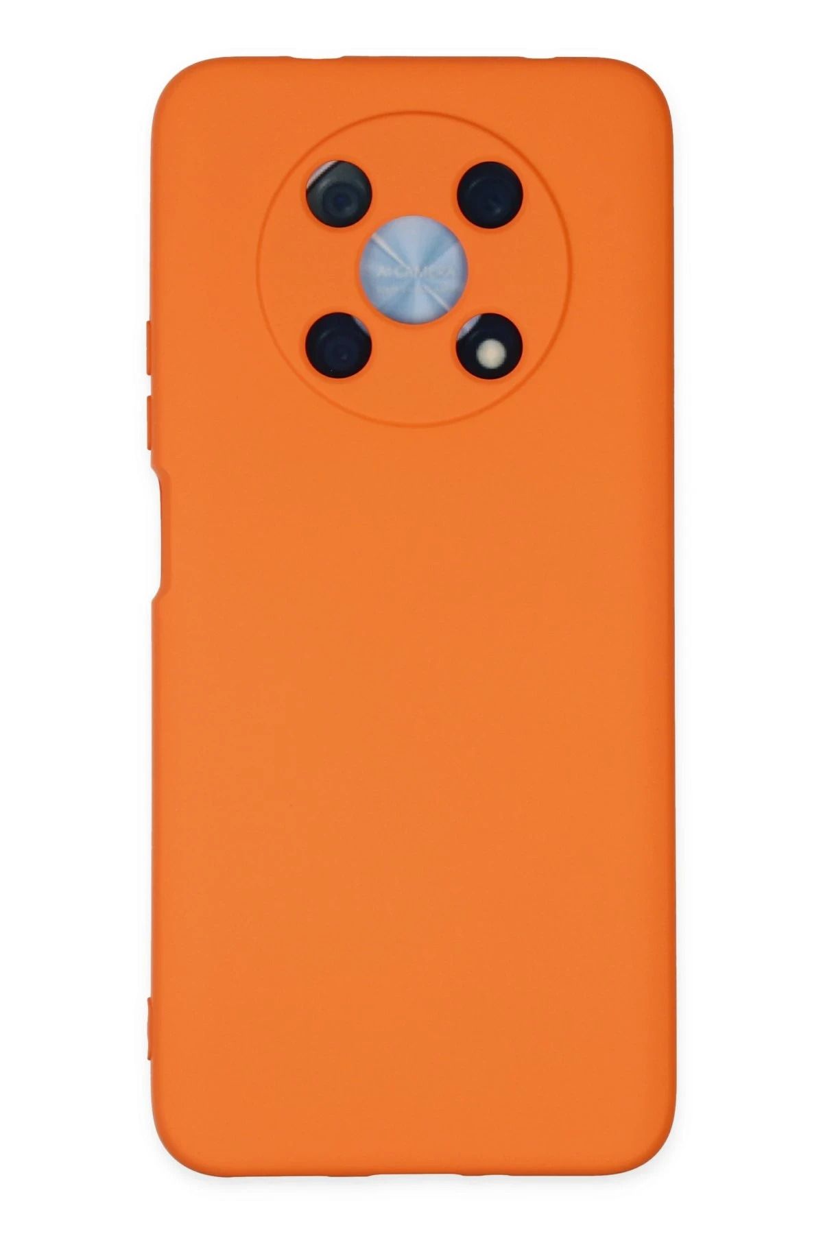 NewFace Huawei Nova Y90 Kılıf Nano içi Kadife Silikon - Turuncu JOJUA