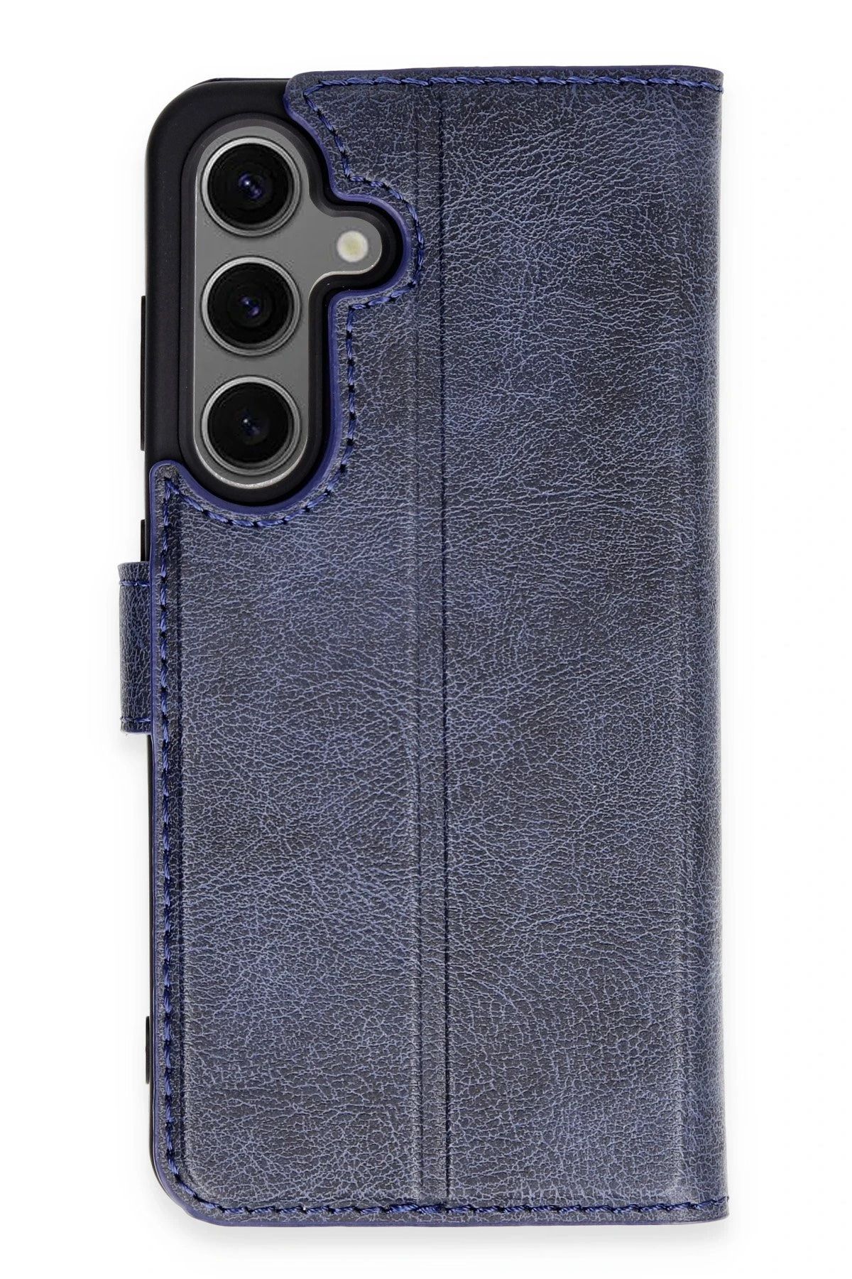 NewFace Samsung Galaxy S24 Kılıf Trend S Plus Kapaklı Kılıf - Lacivert HNZRN