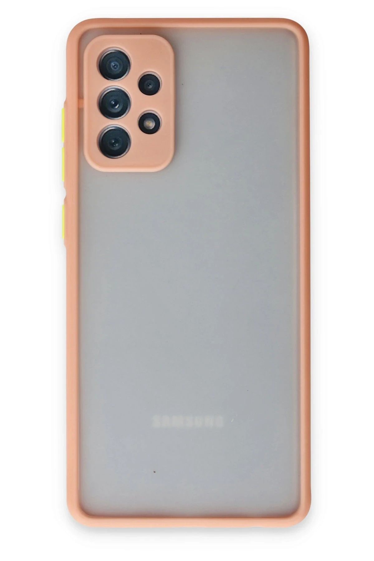NewFace Samsung Galaxy A52 Kılıf Montreal Silikon Kapak - Pembe LZWDR