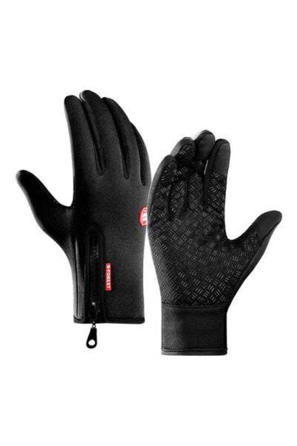 HALAMODO-Cycling Gloves Touchscreen Waterproof Fleece Thermal Sports Gloves for Hiking Skiing 0.083kg 2