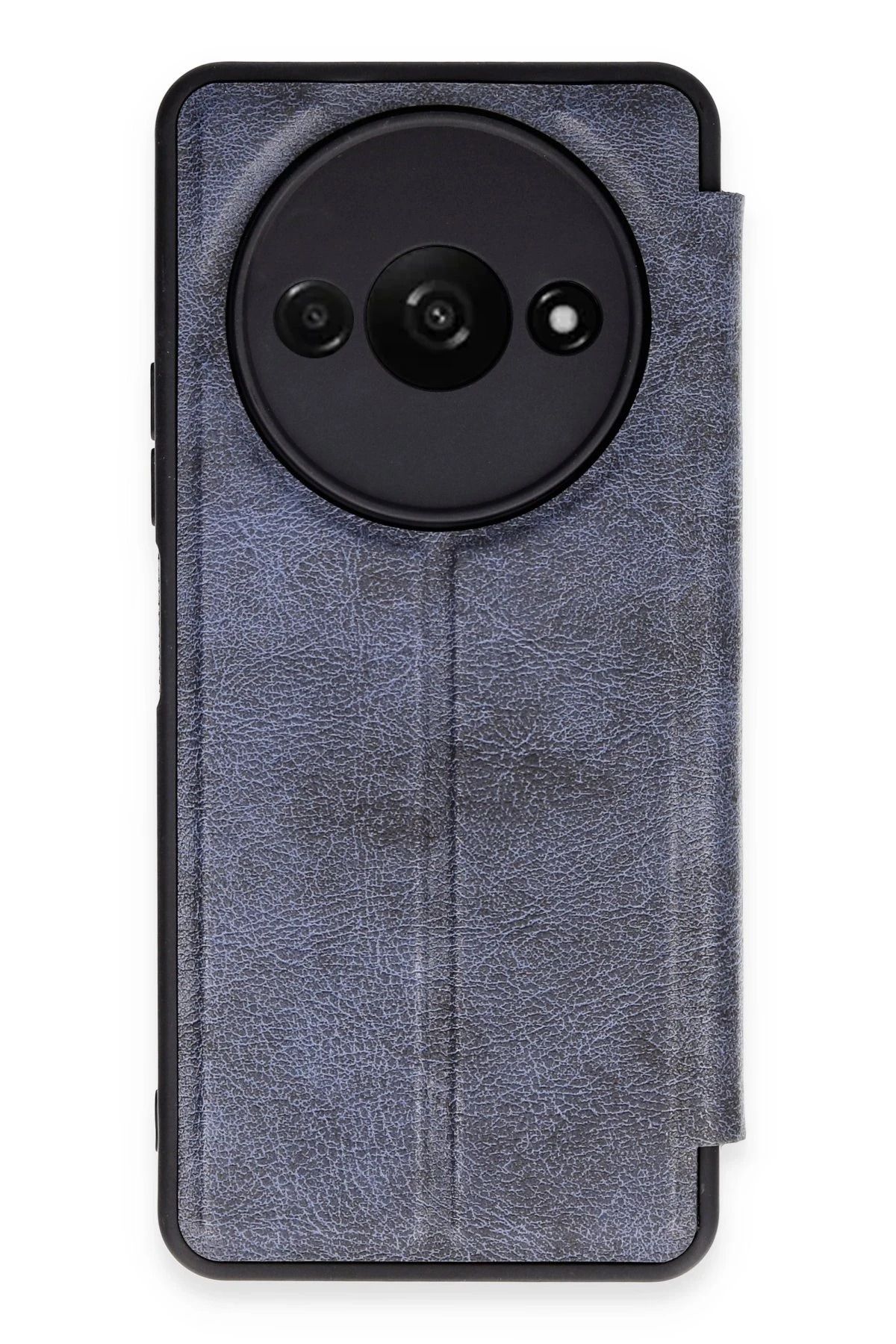 NewFace Xiaomi Redmi A3 4G Kılıf Flip Cover - Lacivert HNZRN