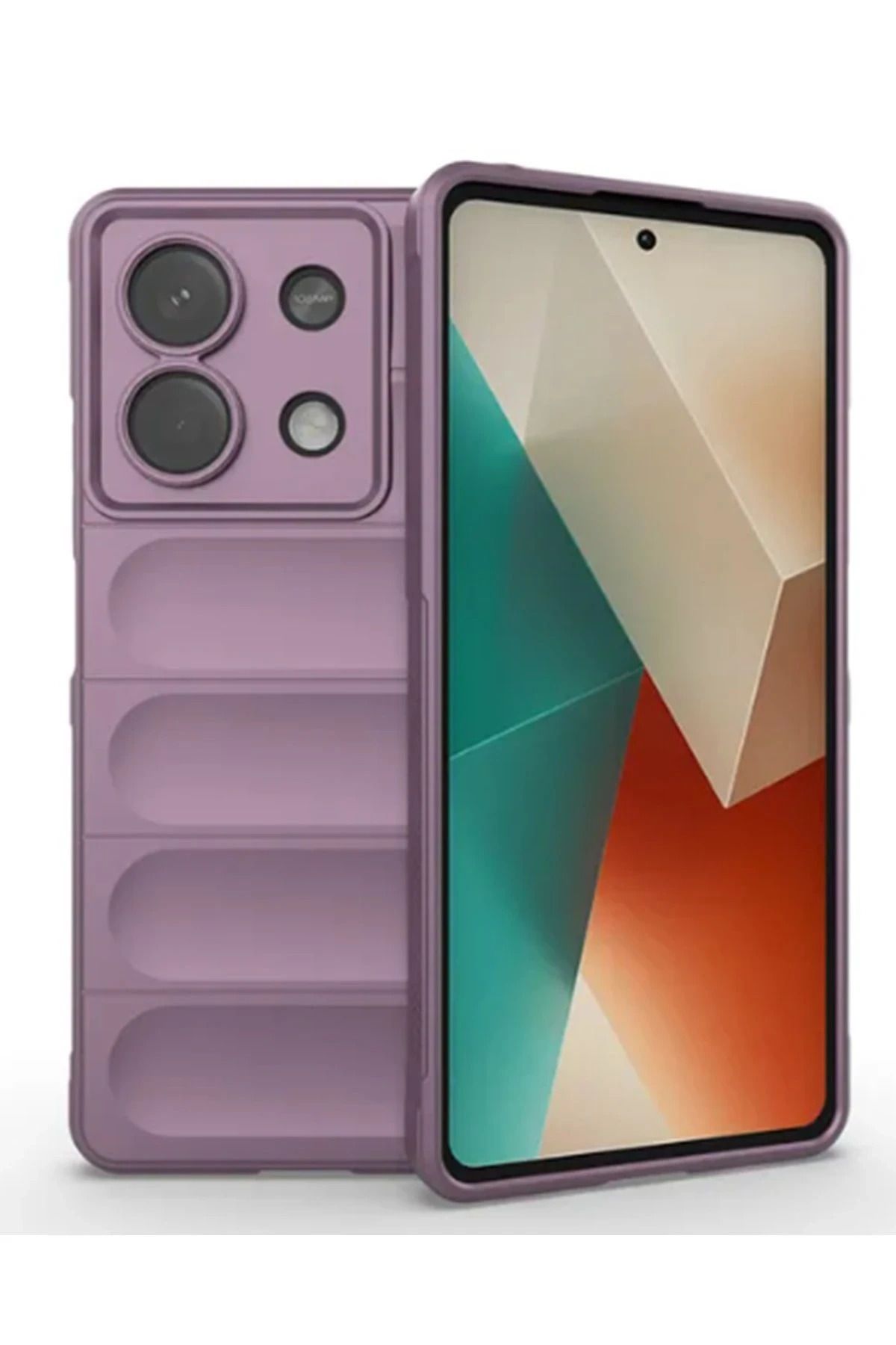 NewFace Xiaomi Poco X6 Uyumlu Kılıf Optimum Silikon - Mor BSTMY