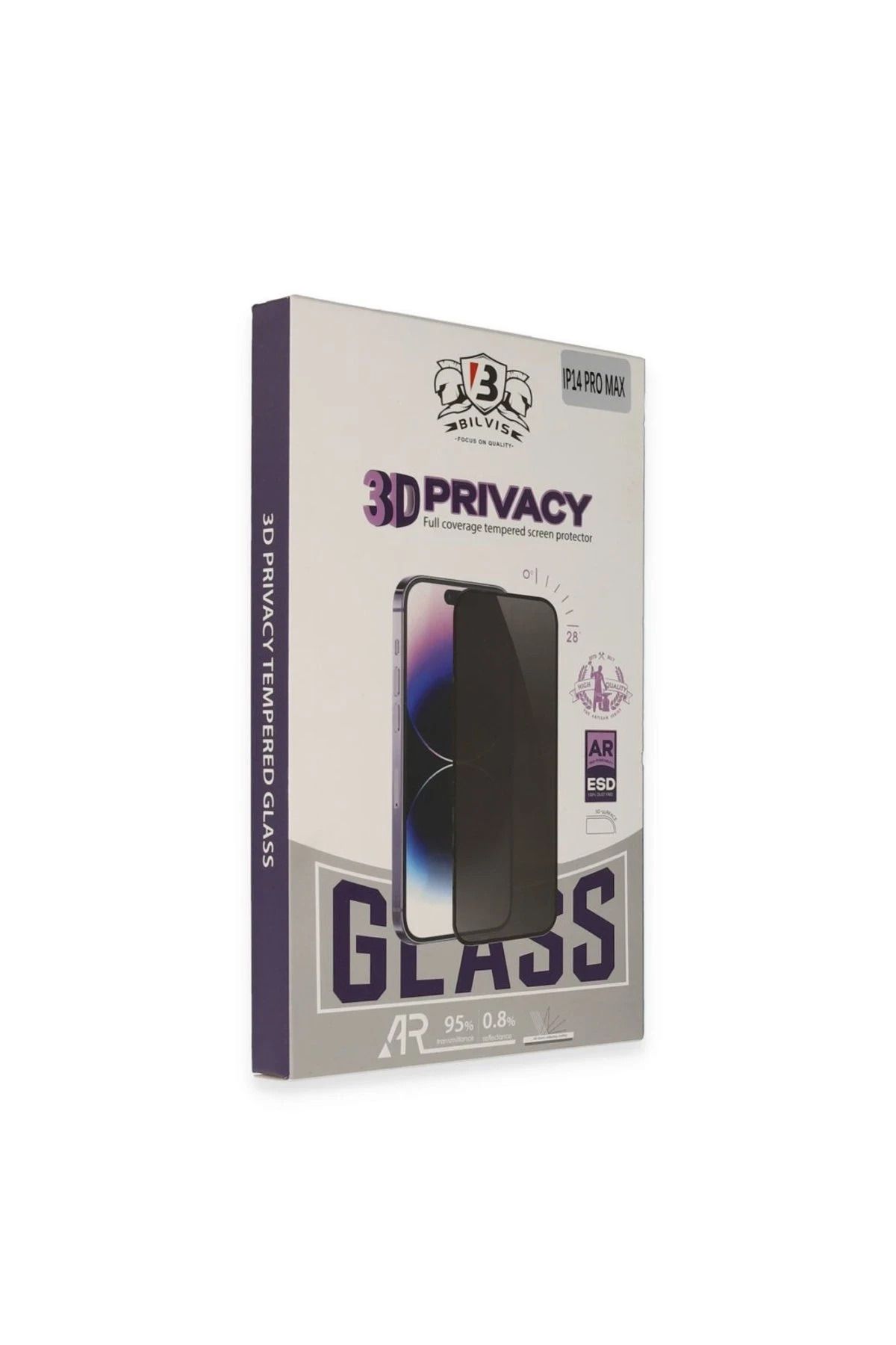 NewFace iPhone 16 Pro Max Bilvis 3D Hayalet Cam Ekran Koruyucu DRSTR