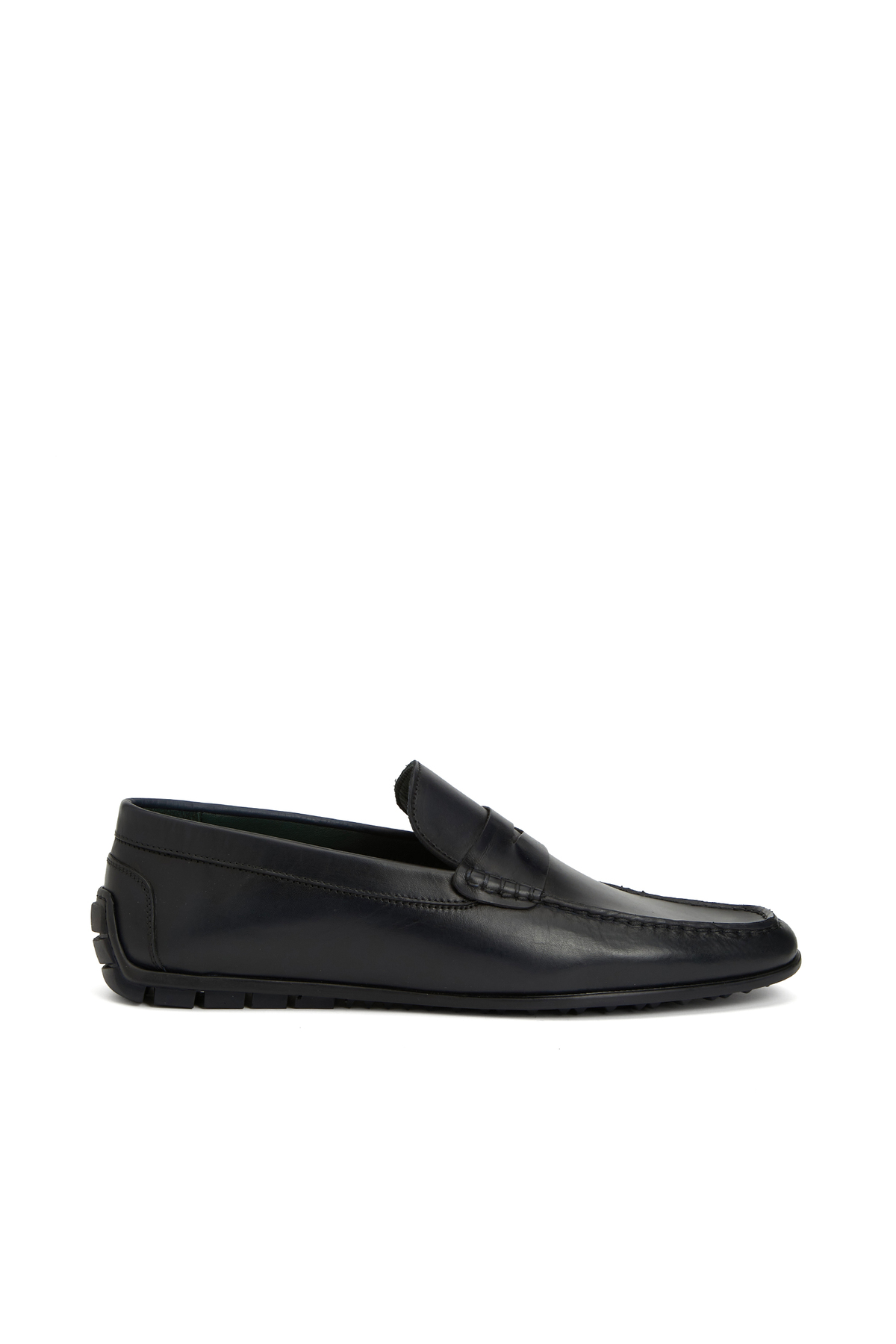 George Hogg Lacivert Erkek Deri Loafer