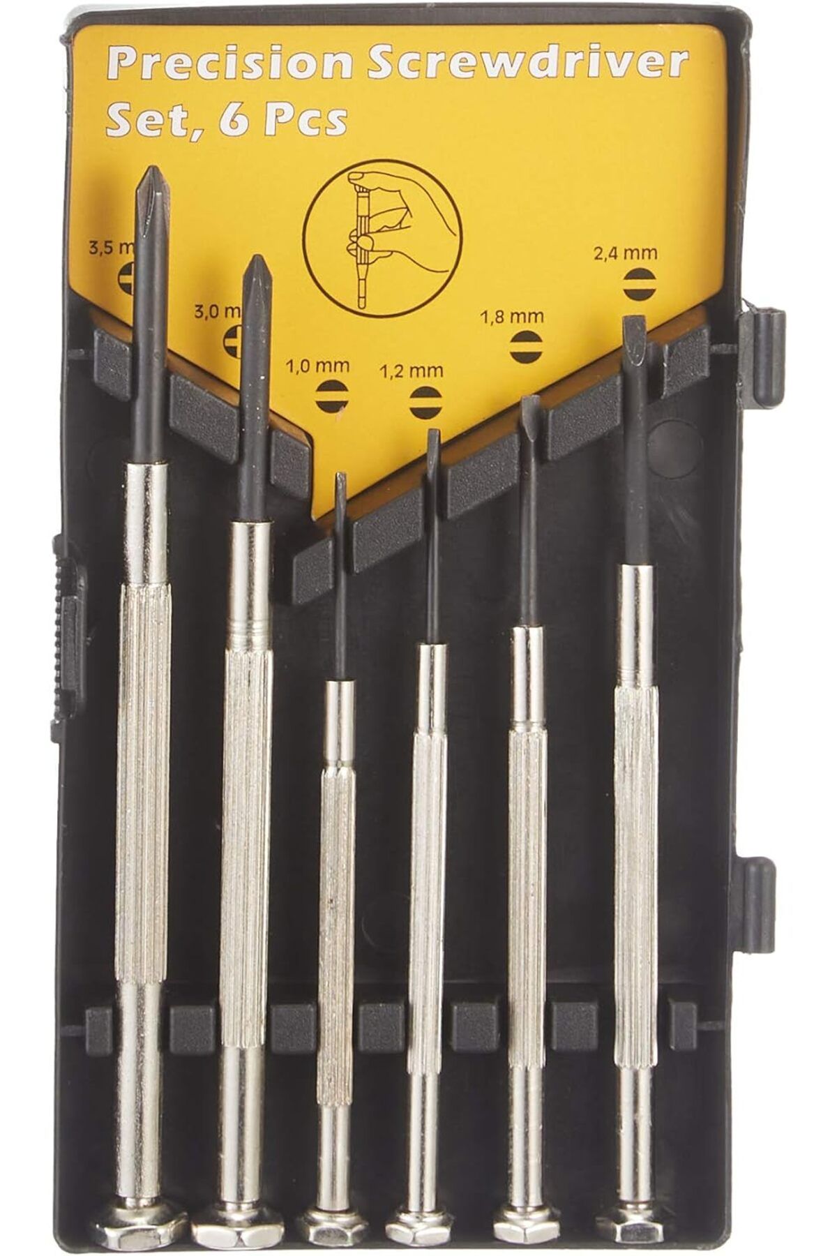 STOREMAX Sbl W 2251, Saatçi Tornavida Seti 6 Parça, Gri, Siyah SBLShp 1064356