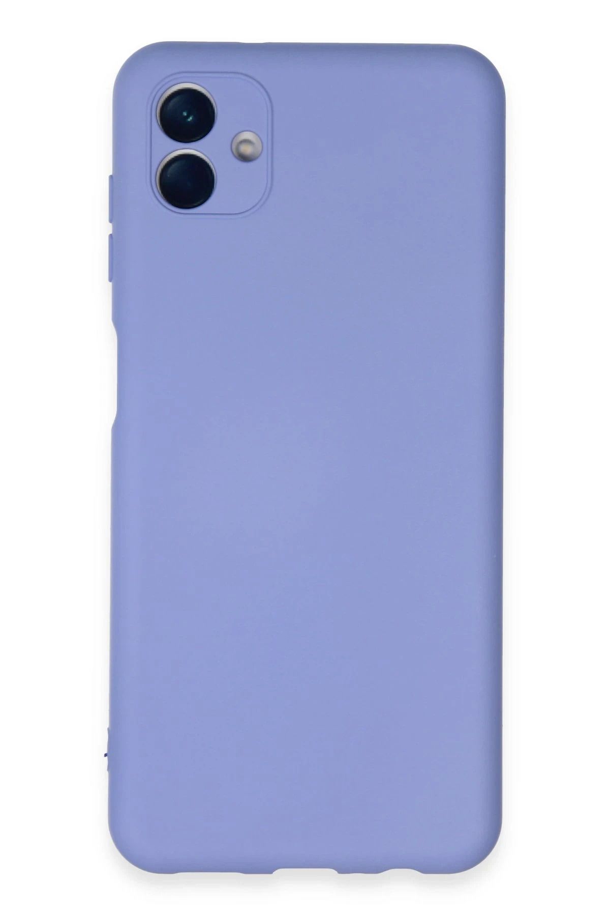 NewFace Samsung Galaxy A04E Kılıf Nano içi Kadife Silikon - Lila HNZRN