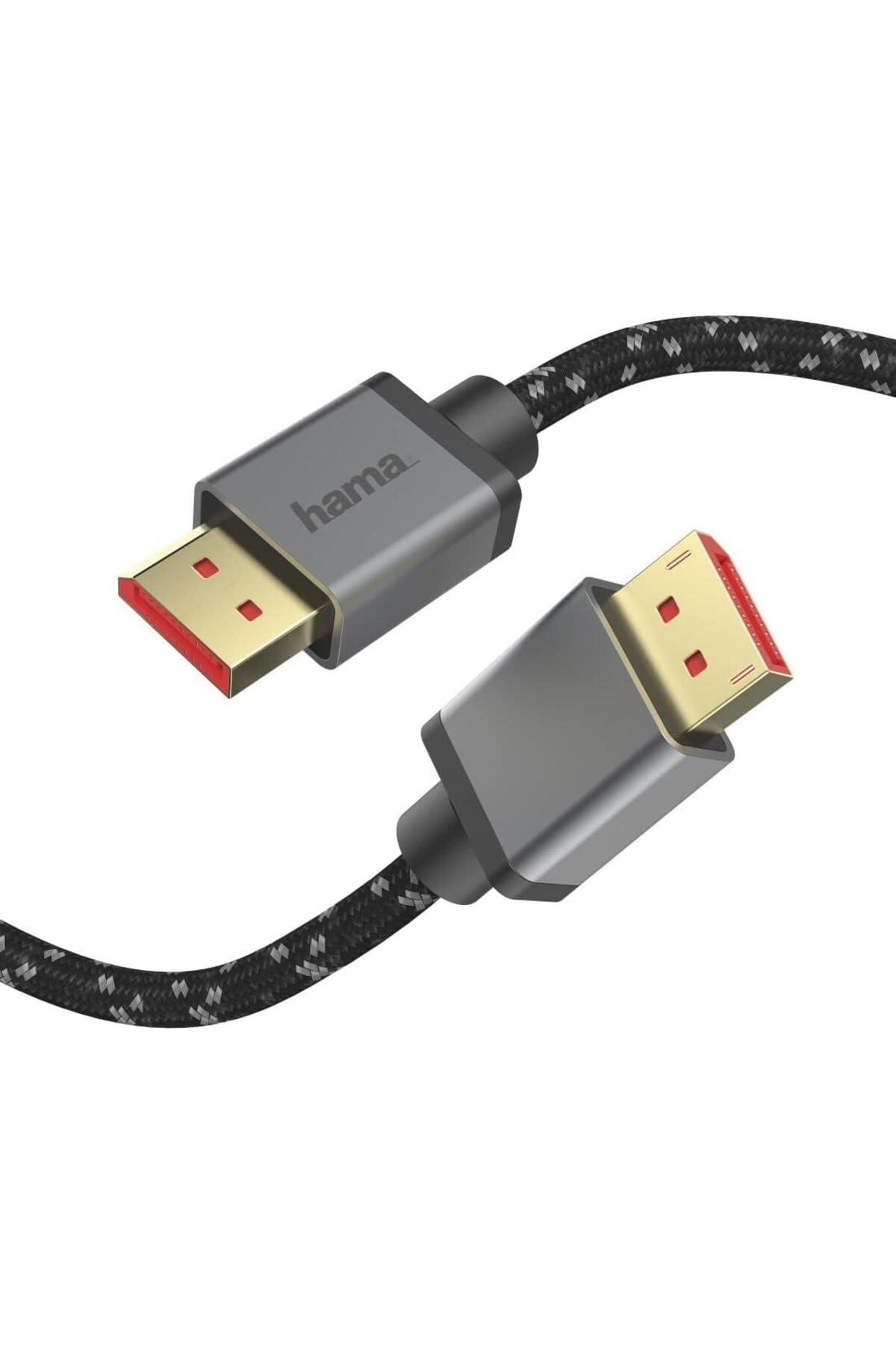 Hama-200505 Ultra-HD 8K DisplayPort 1.4 Cable, 2 m Length 1