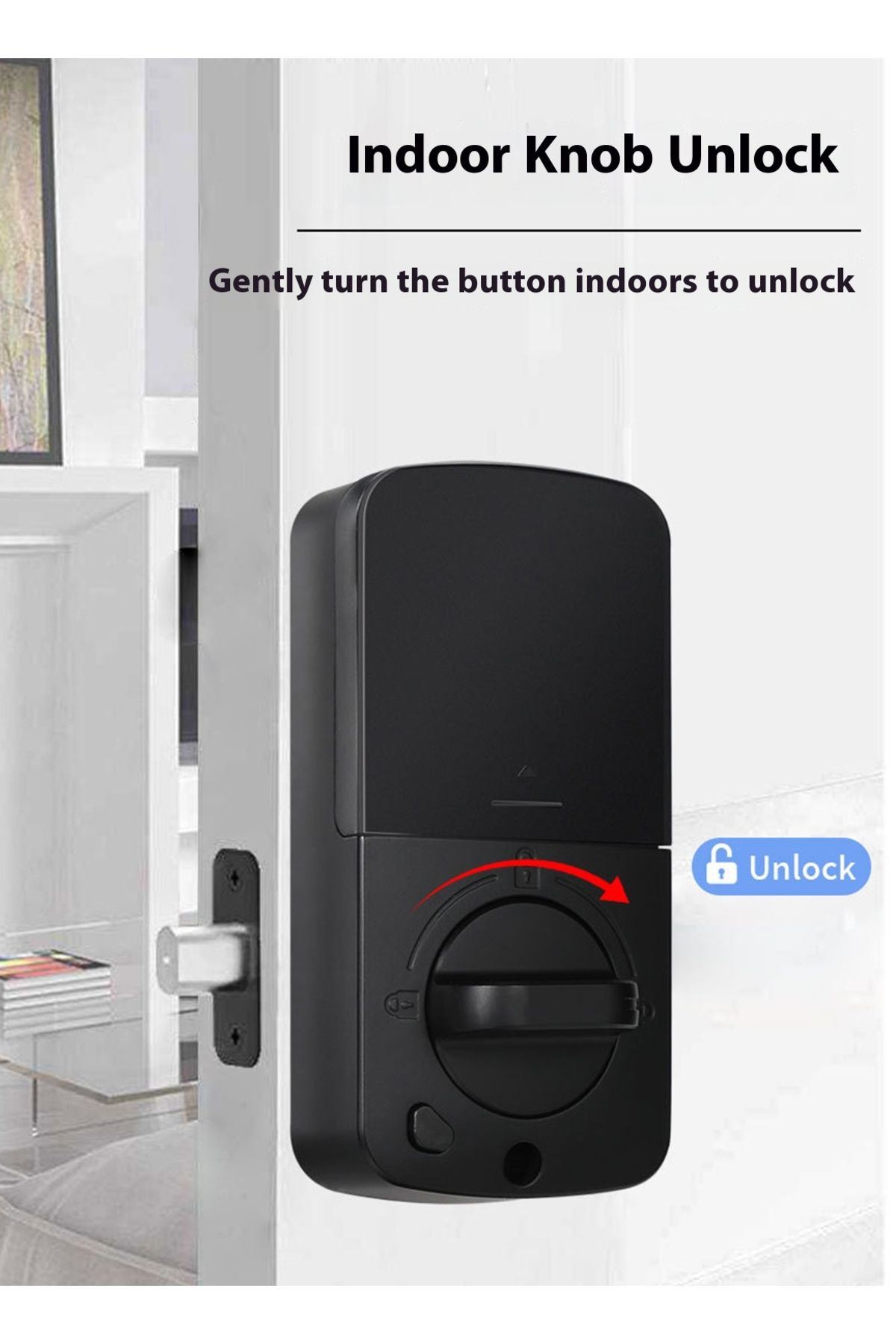 sharpdo-Wifi Fully Automatic Smart Fingerprint Lock Electronic Lock Password Lock 6