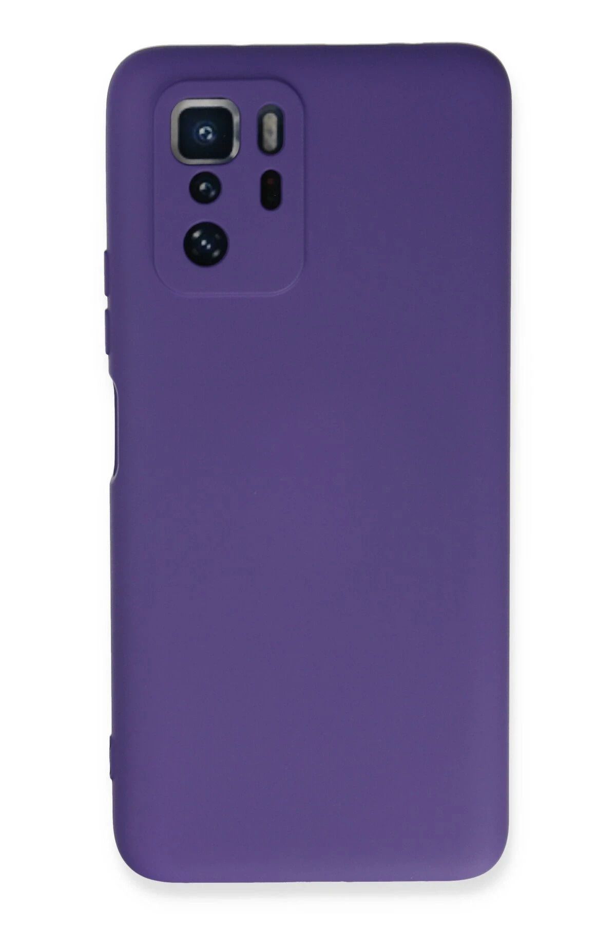 NewFace Xiaomi Poco X3 GT Kılıf Nano içi Kadife Silikon - Mor YNSMR