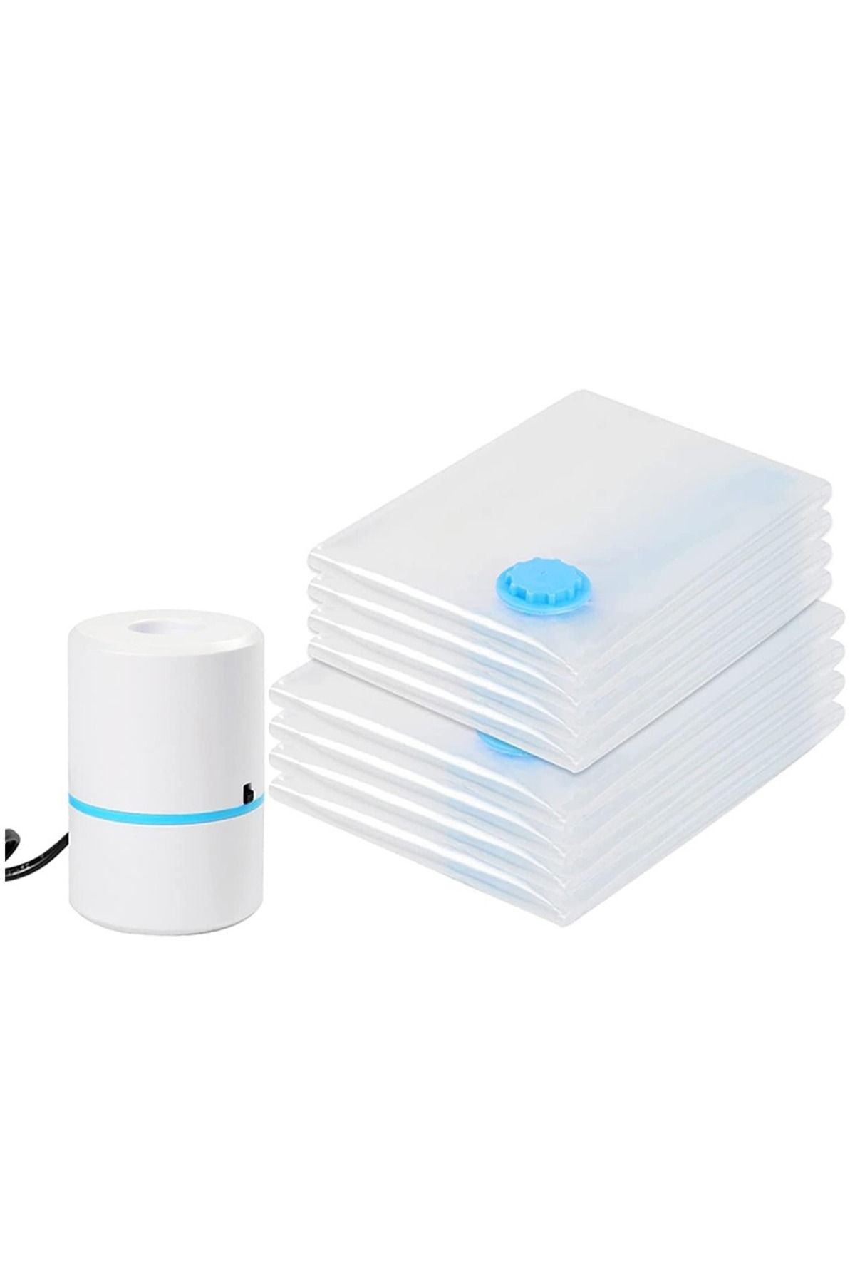 COOYA-Storage bags 4 large 4 medium + electric pump, effectively save space, for clothes, towels, quilts 1