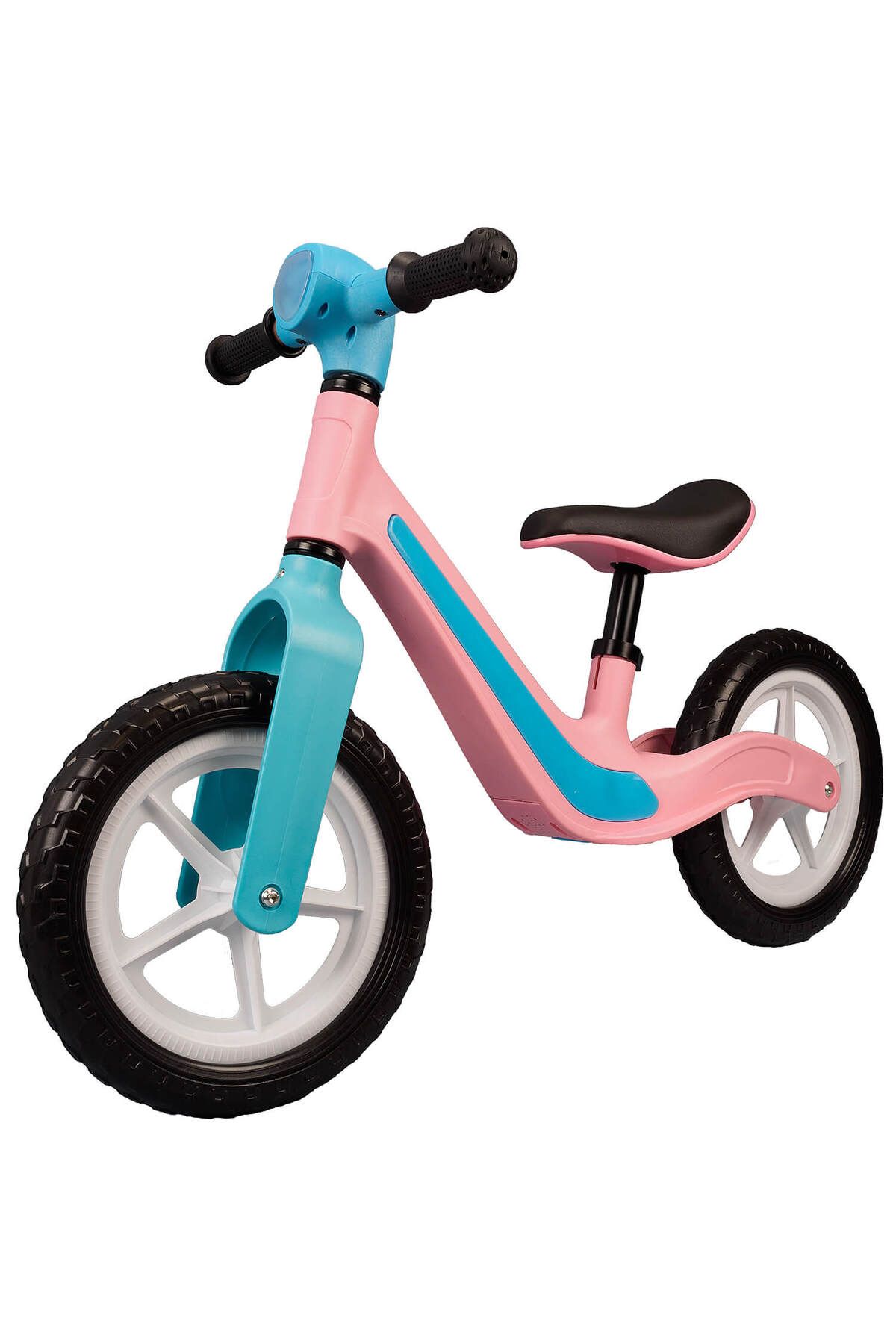 ACTION ONE-Bicicleta fara pedale cu lumini si muzica Rider, 12 inch, roz 5