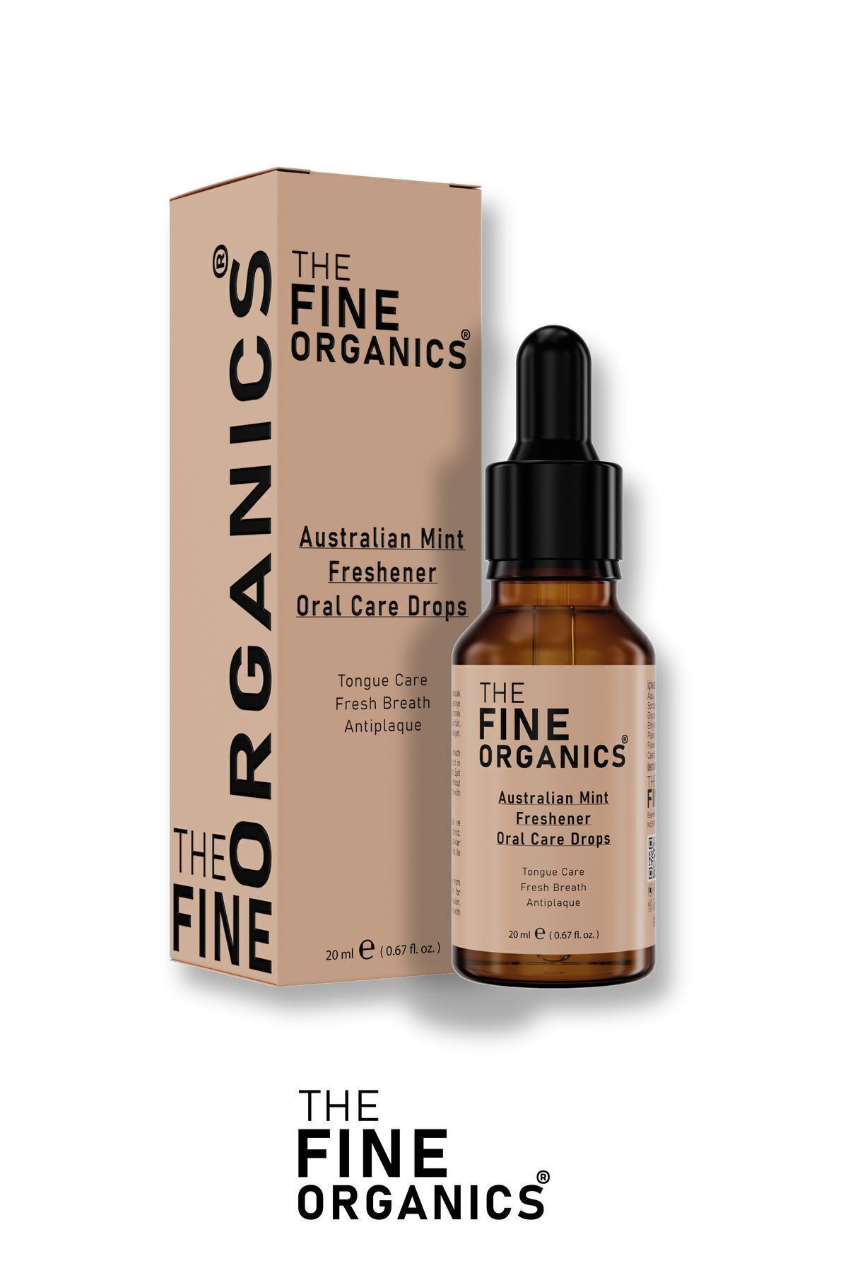 دهان شویه قطره مراقبت از و دندان ضروری نعناع استرالیایی 20 میل THE FINE ORGANICS