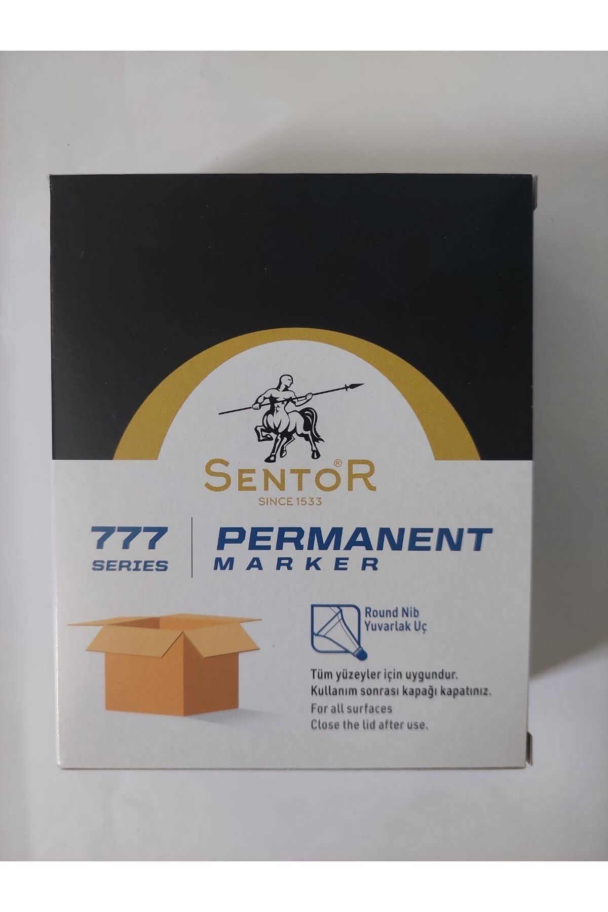 Sentor Permanent Kalemi Mavi 12'li