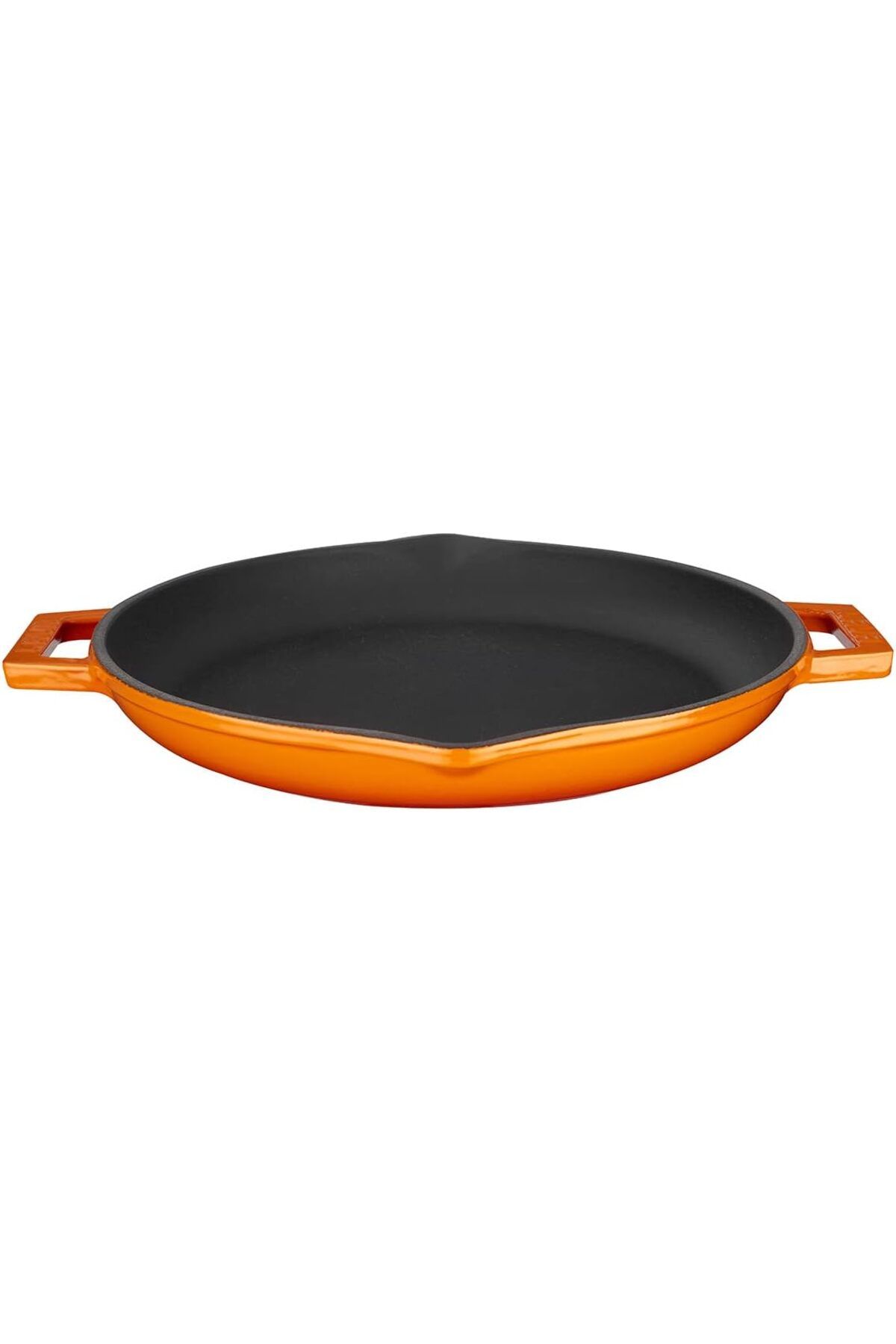 LUXE Metal Döküm Yuvarlak Kızartma Tavası, Metal Kulplu, 30cm LXSHP 1055529